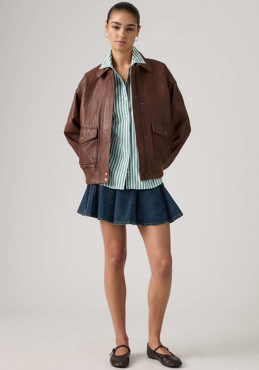 Levi's® Midirock »GODET MINI SKIRT« Denim-Faltenrock