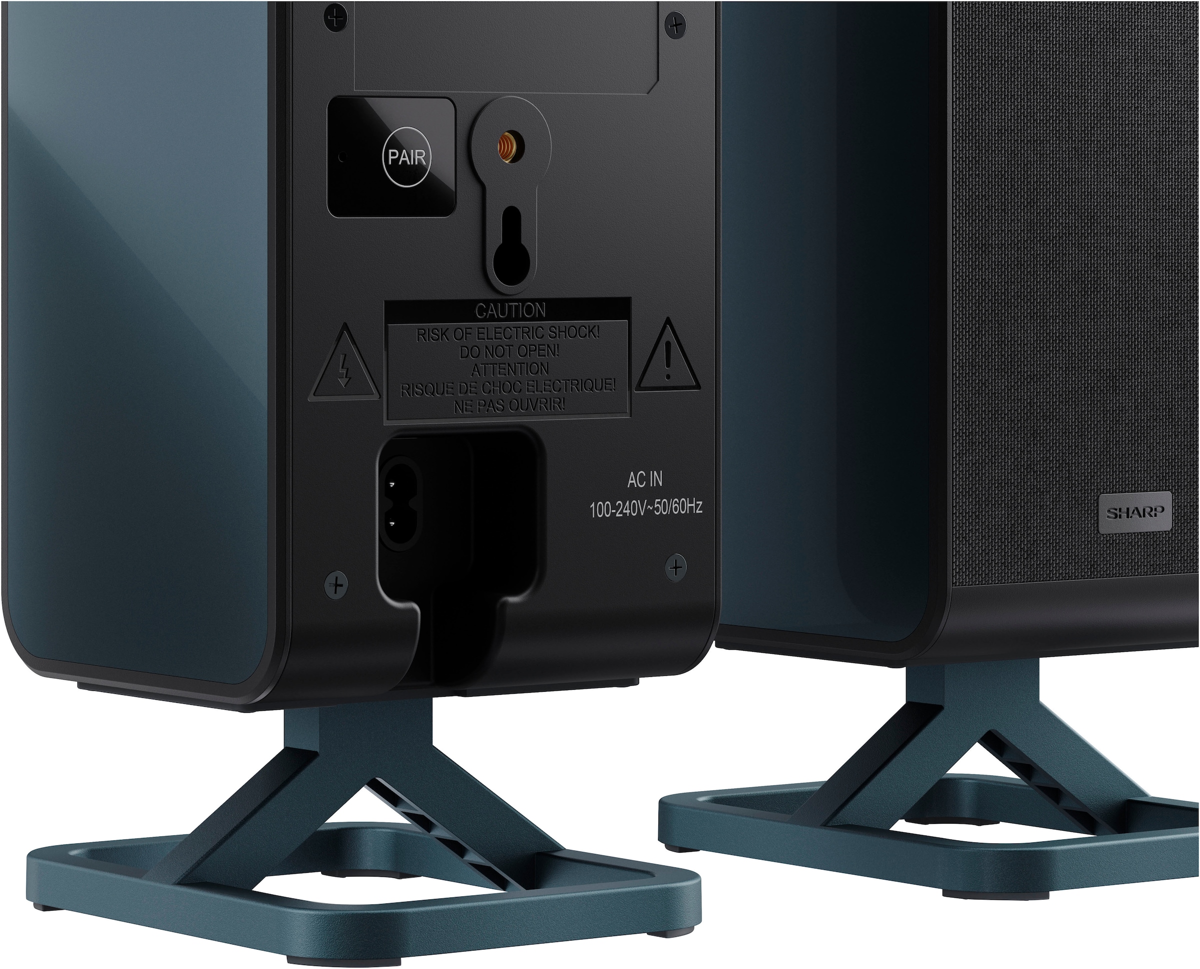 Sharp Surround-Lautsprecher »HT-SPR52021« 2.0.2 ( Kabelloser Surround | multidirektionaler Sound 66 W)