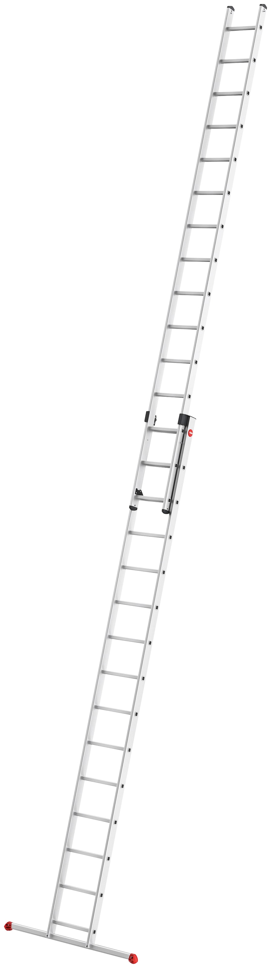 Hailo Anlegeleiter »S80 ProfiStep duo«, Aluminium-Schiebeleiter 2-teilig 2x15 Sprossen