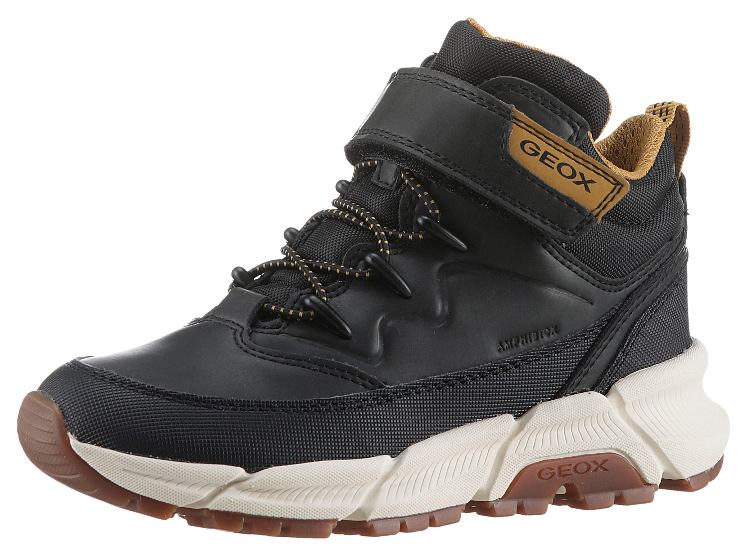 Geox Winterboots »J FLEXYPER PLUS BOY ABX«, High Top Sneaker, Schnürboots mit wasserabweisender TEX-Ausstattung