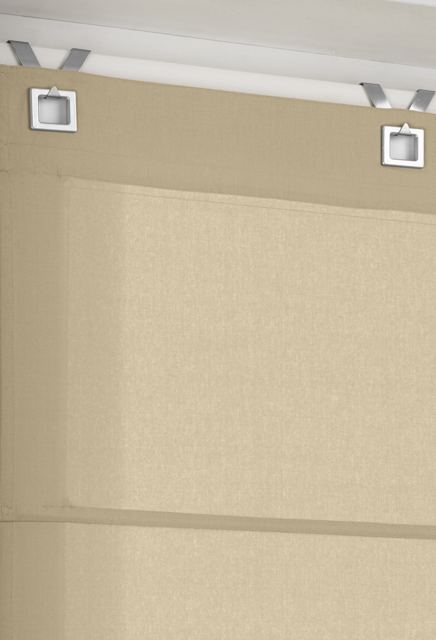 Kutti Raffrollo »Duck in 6 Farben« mit Hakenaufhängung ohne Bohren freihängend modernes Ösen-Design, 100% Baumwolle, blickdicht