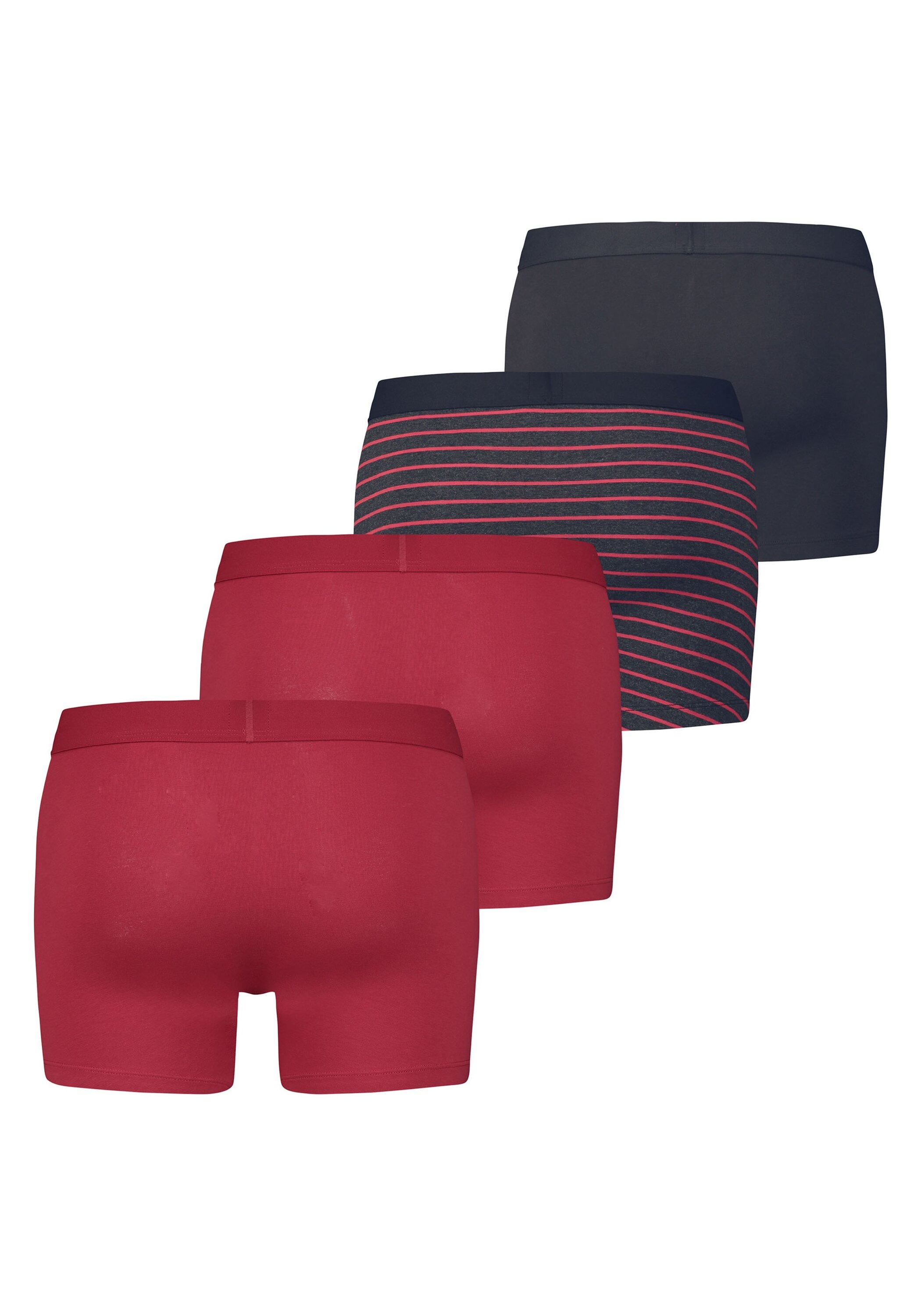 Levi's® Boxershorts »Boxershort MEN SOLID BASIC BOXER & VINTAGE STRIPE 4P 4er Pack«