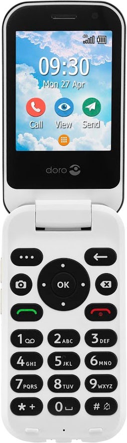 Doro Smartphone »7080«, dunkelgrau, 7,11 cm/2,8 Zoll, 4 GB Speicherplatz, 5  MP Kamera jetzt bei OTTO