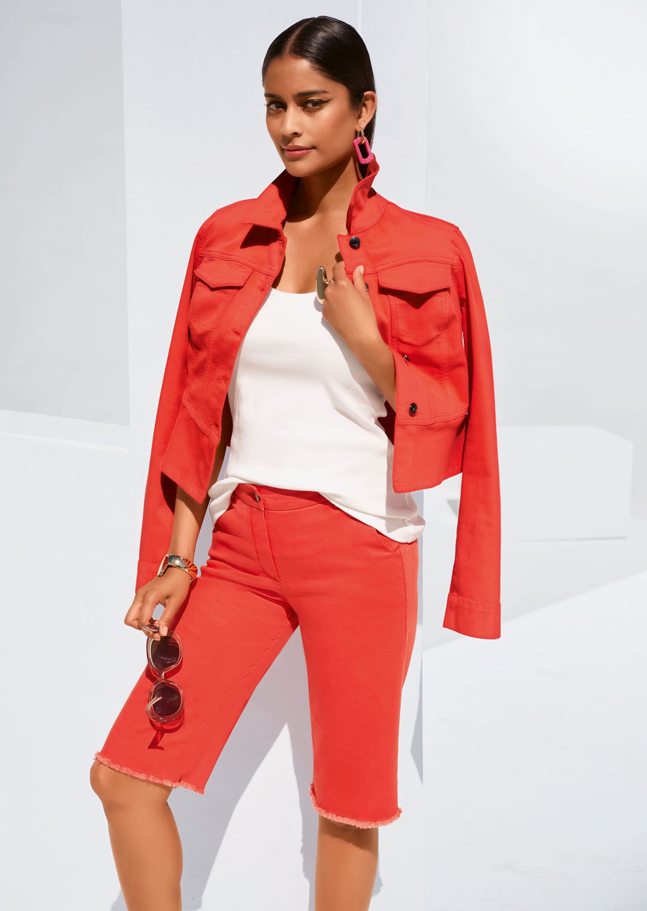 MADELEINE Trägertop »Tanktop Ärmelloses Rippen-Top«