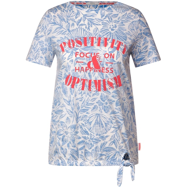 Cecil T-Shirt, mit Alloverdruck und Statement bestellen online bei OTTO