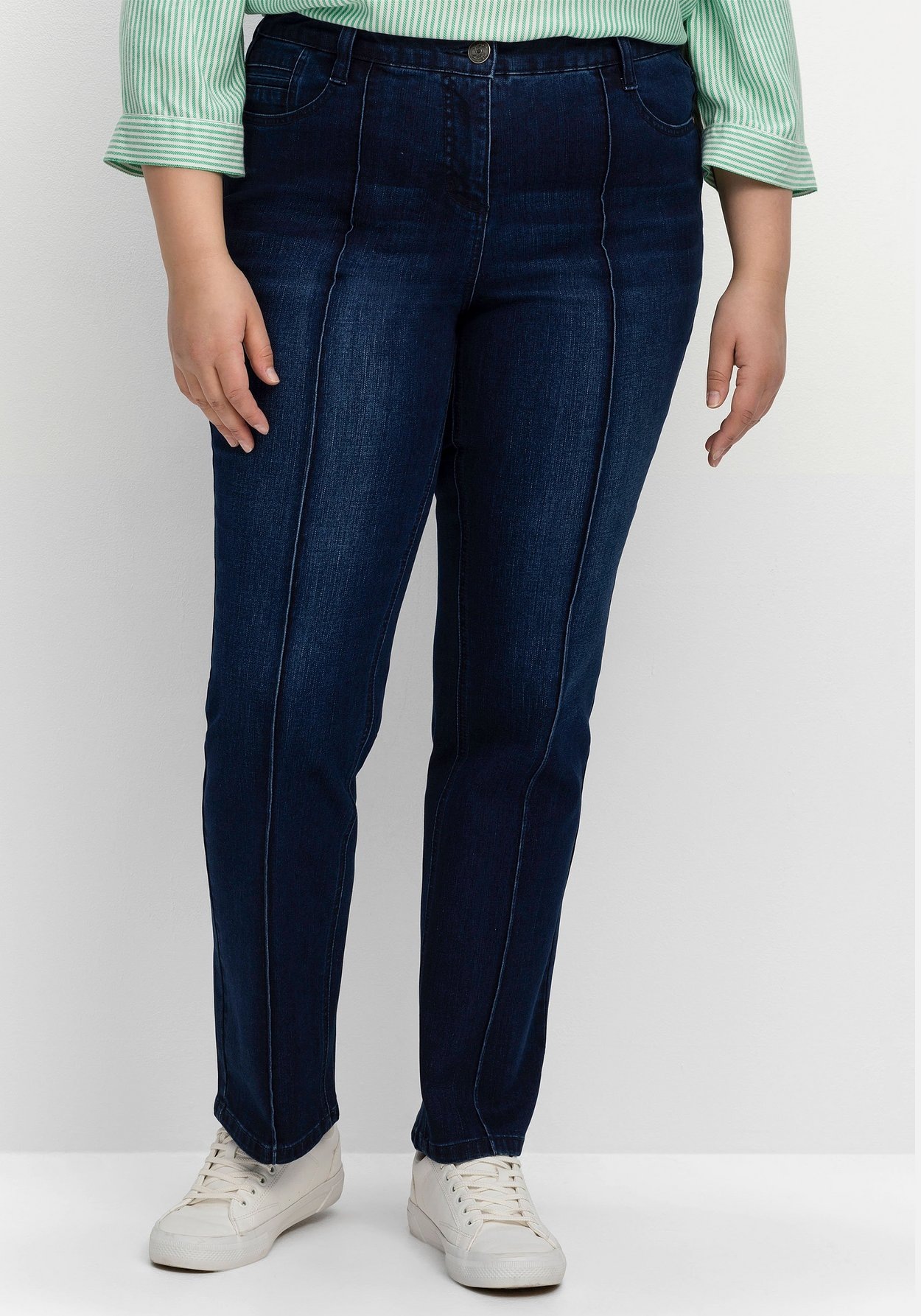 Sheego Stretch-Jeans »Jeans mit Biesen«