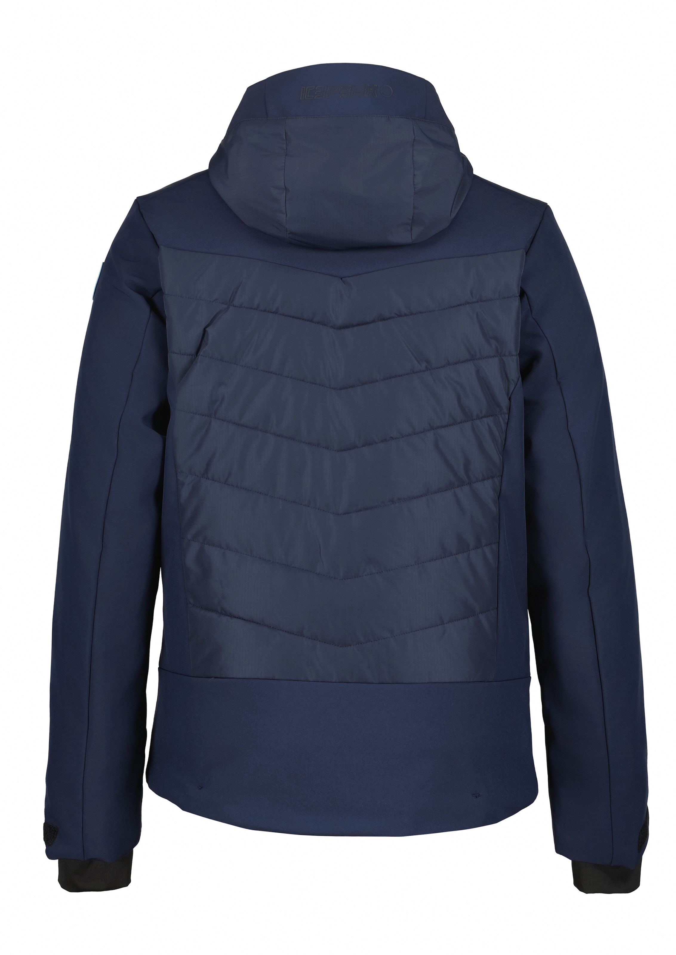 Icepeak Softshelljacke »H SOFTSHELLJACKE FREMONT«, mit Kapuze, mit dezenten Logoschriftzügen und Patch am Oberarm