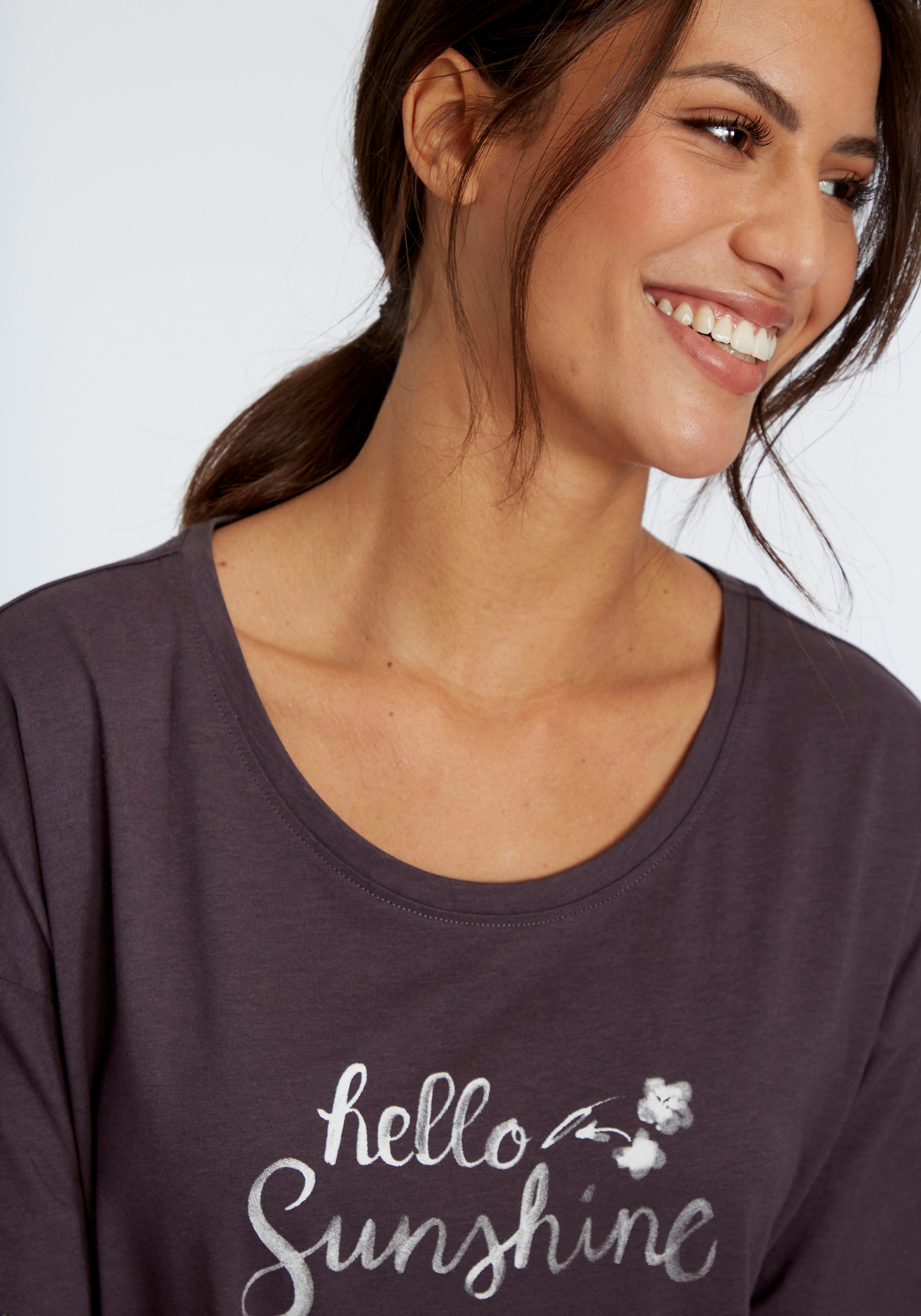Vivance Dreams Sleepshirt, mit Frontdruck