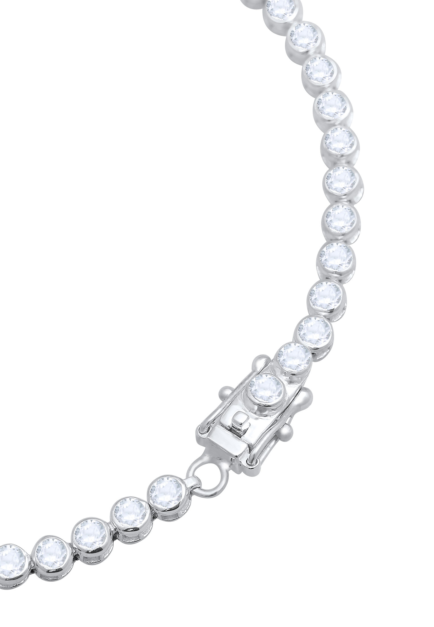 Elli Premium Armkette »Armband Elli PREMIUM Armband Tennisarmband Topas Silber«