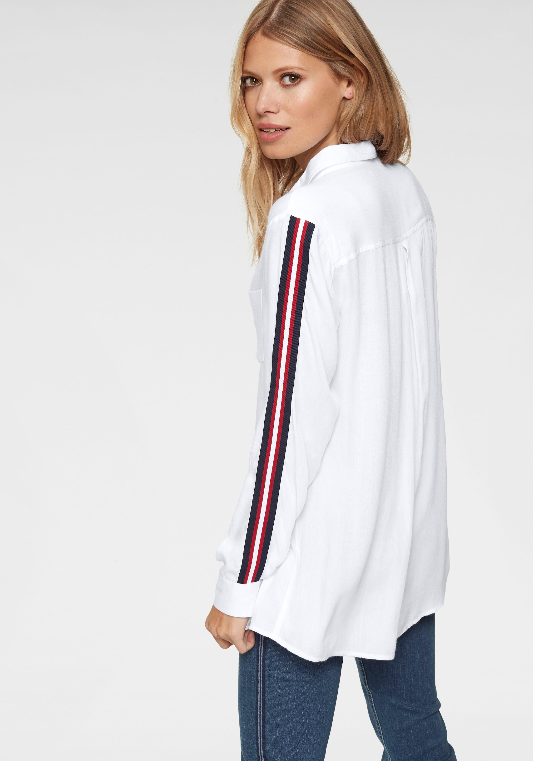 Aniston CASUAL Hemdbluse, mit Galonstreifen bestellen im OTTO Online Shop