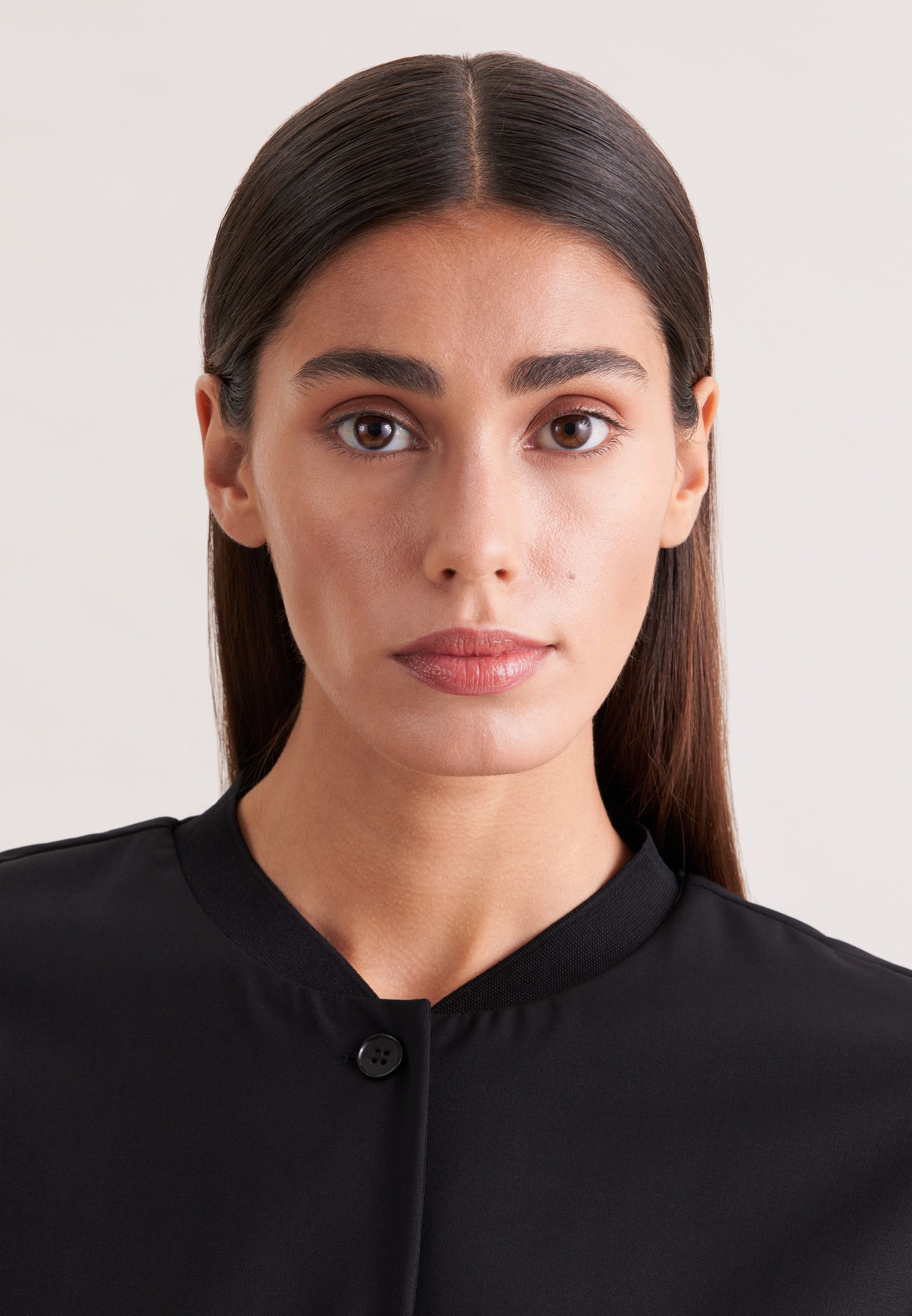 seidensticker Klassische Bluse 1/1 Rundhals Uni