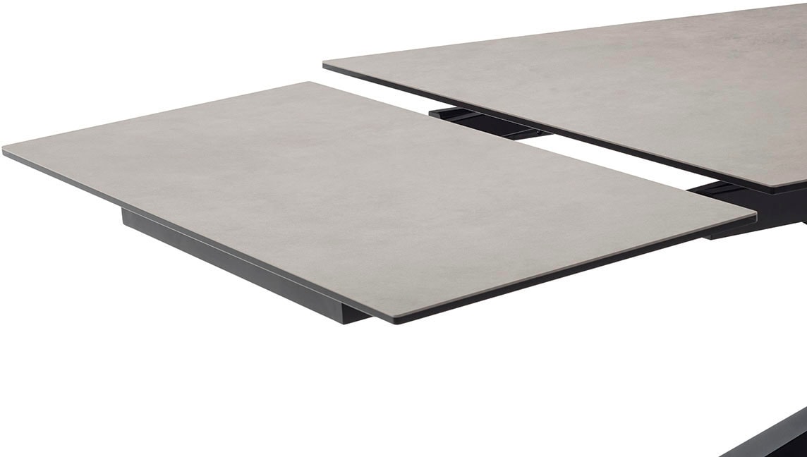 MCA furniture Esstisch »TESERO Auszugtisch 200-300 cm«, (Einzelstück), Keramik,Metall,Marmor-Optik,ausziehbar,belastbar 100kg,10-12 Pers.