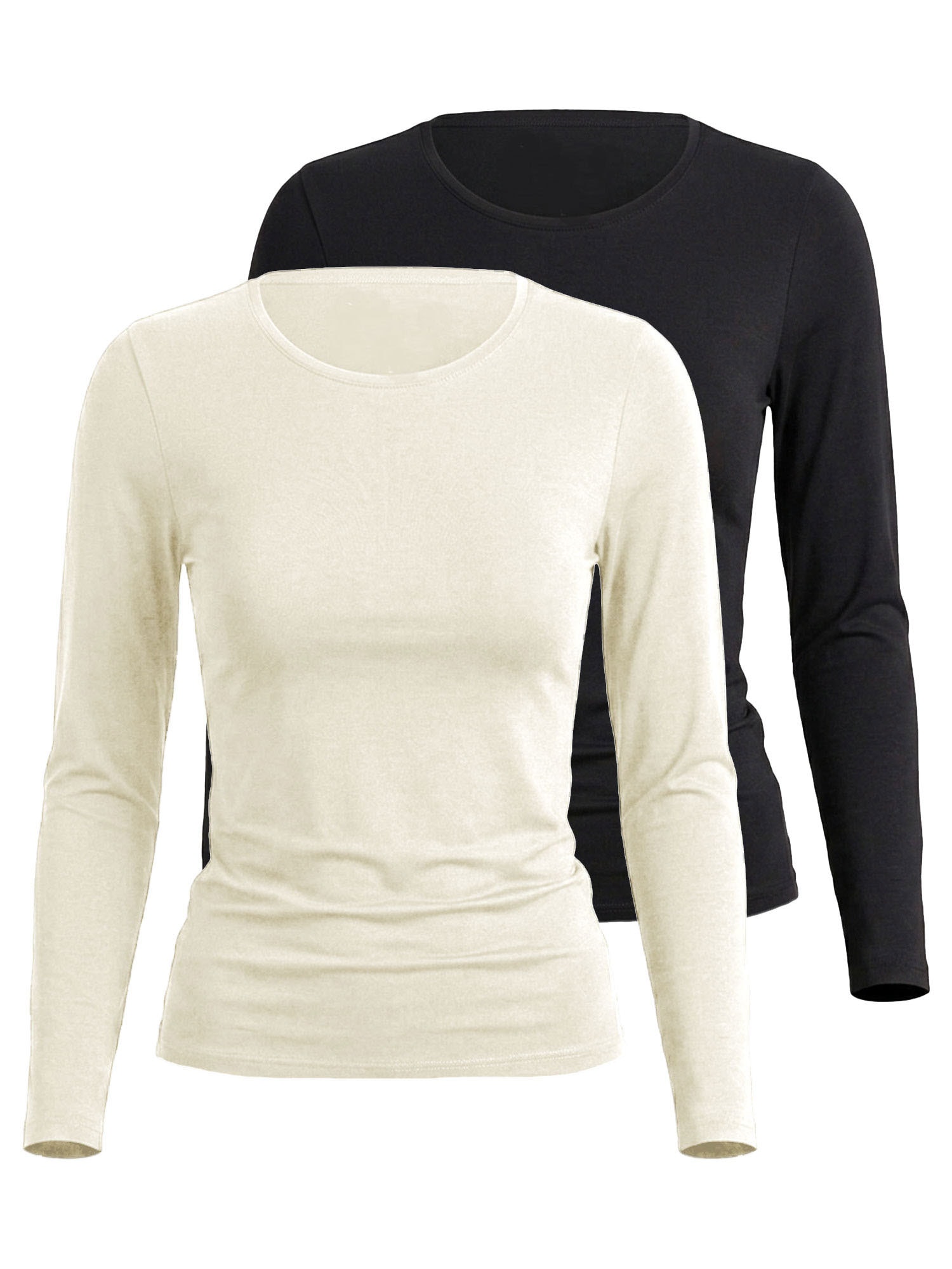Nina Von C. Unterhemd »2er Pack Langarm Shirt Seide&Modal« 2 Stück, 2 Stk.