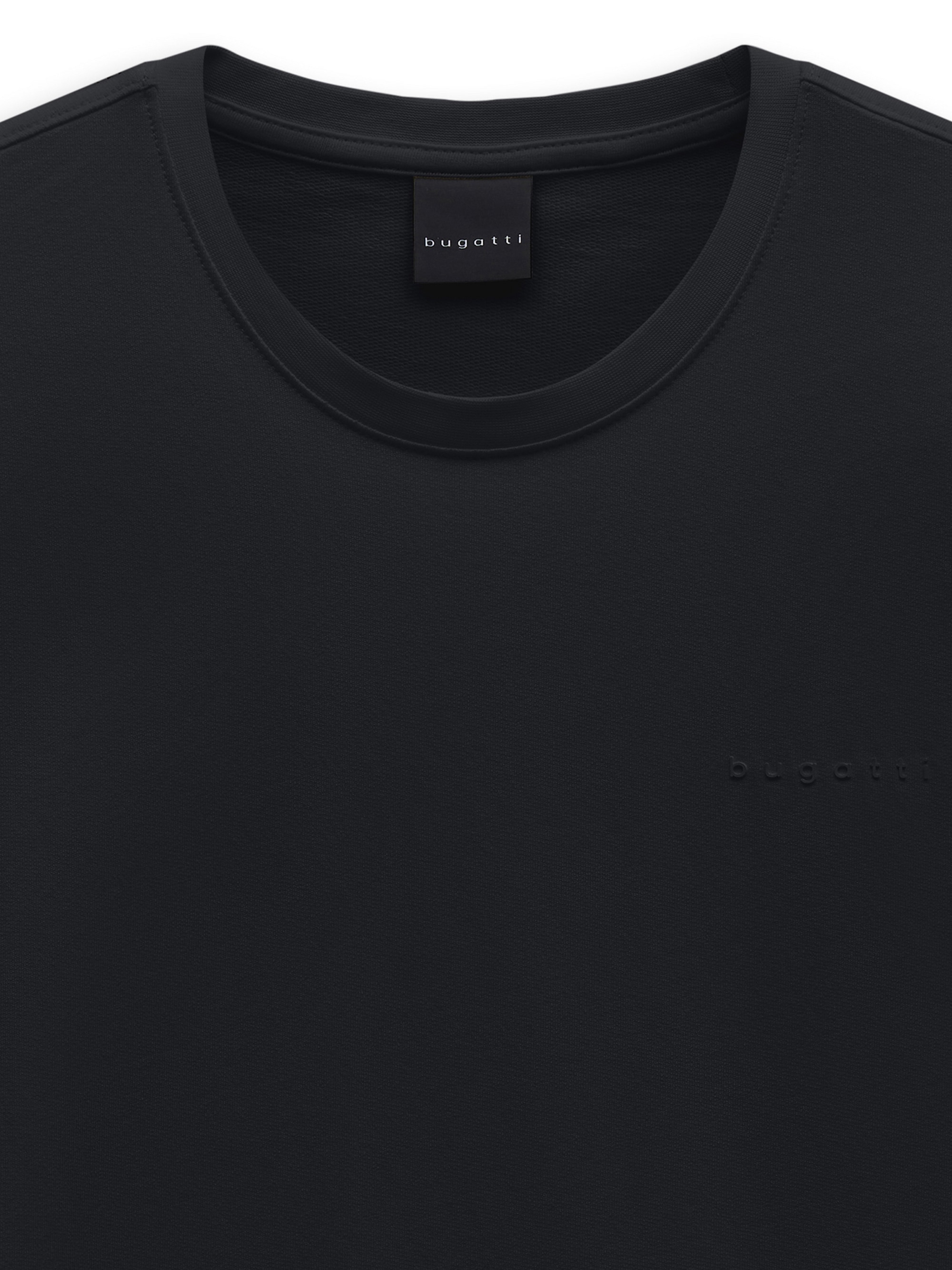 bugatti »Oversized Fit« Oversized Fit Baumwolle Rundhals Brustprint