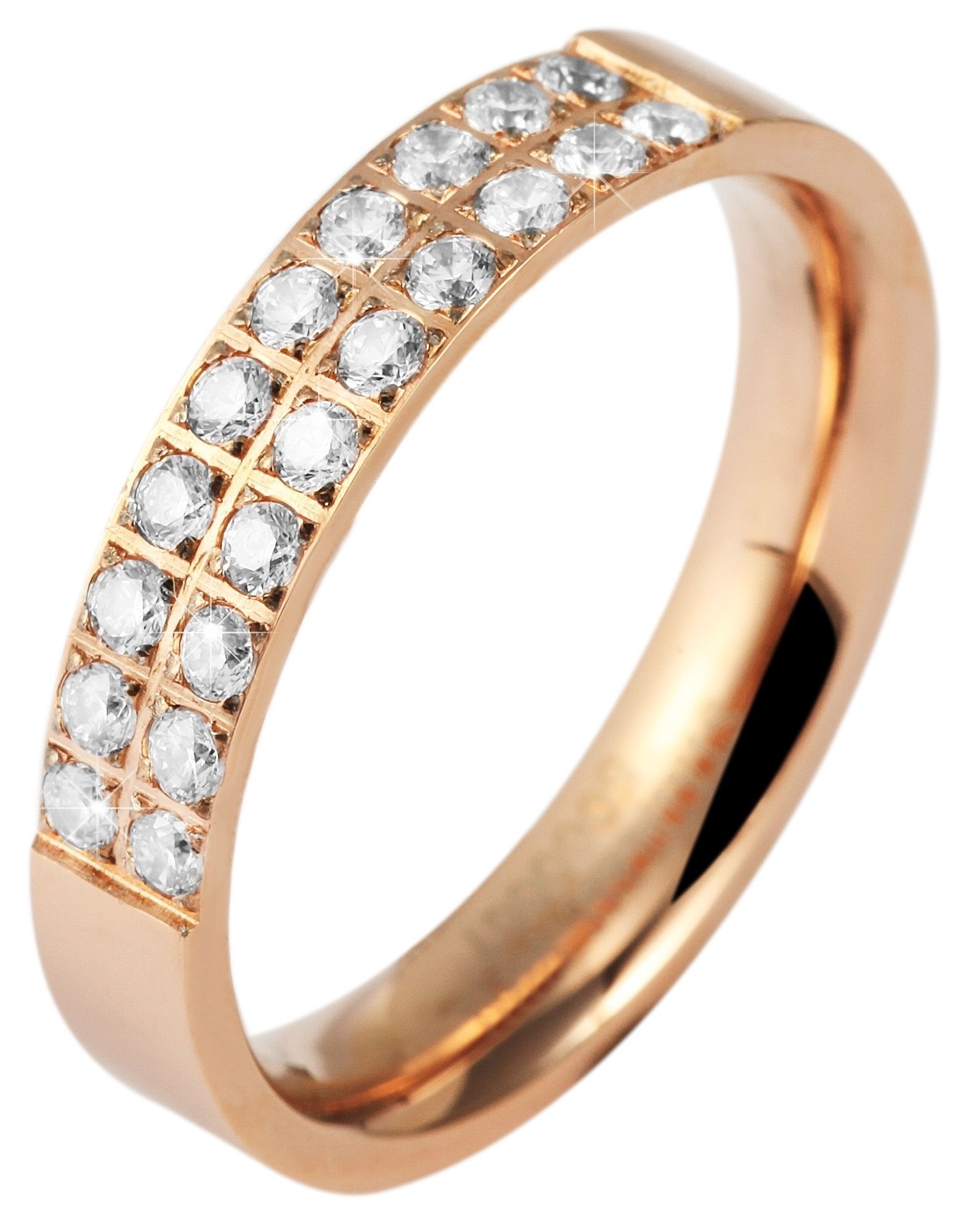 Adelia´s Fingerring »Damen Ring aus Edelstahl«