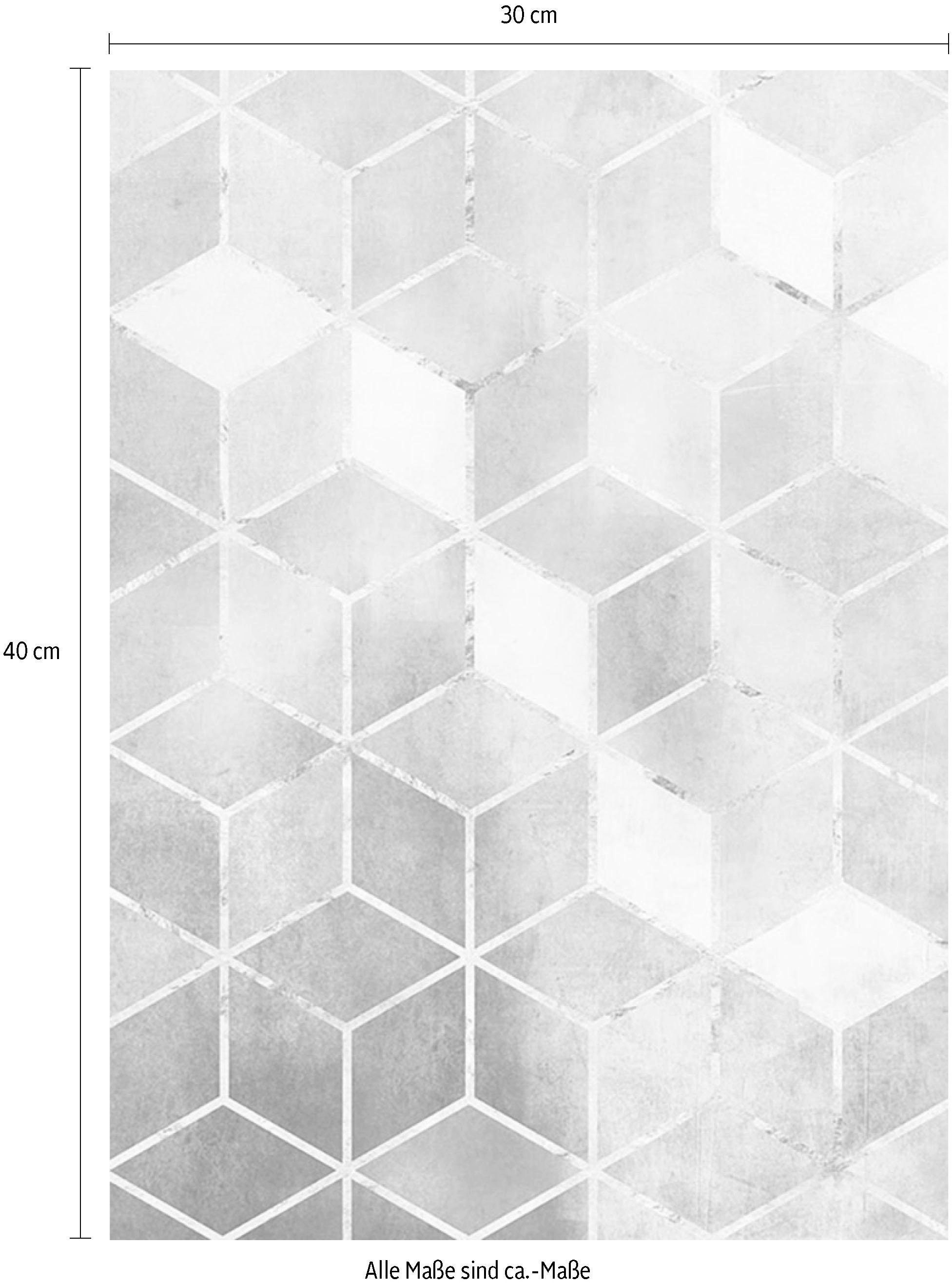 Komar Bild »Mosaik Azzuro« Abstrakt 1 Stk. tlg. Wandbild zur Dekoration - ohne Rahmen