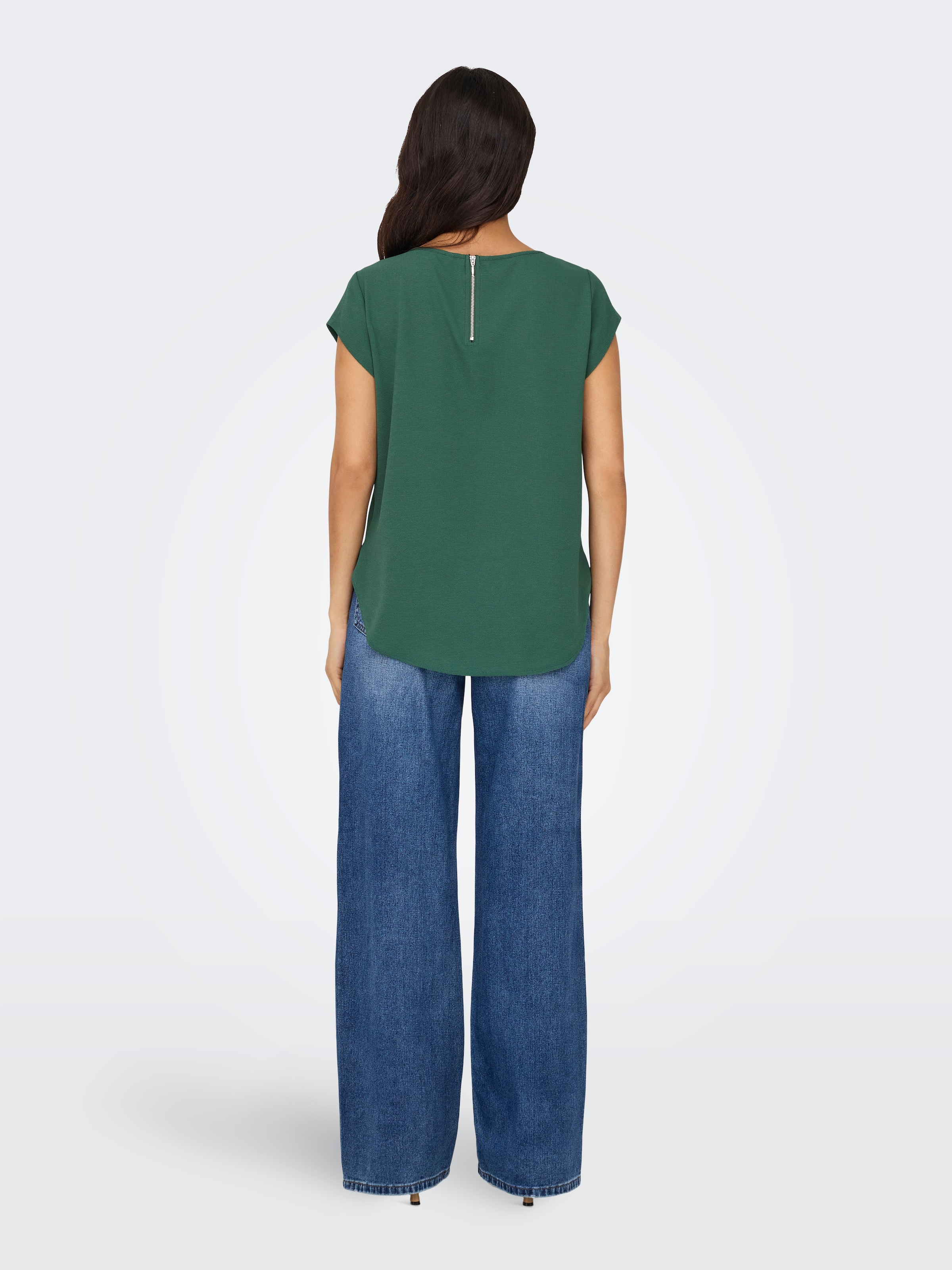 ONLY Kurzarmbluse »ONLVIC S/S SOLID TOP NOOS PTM«