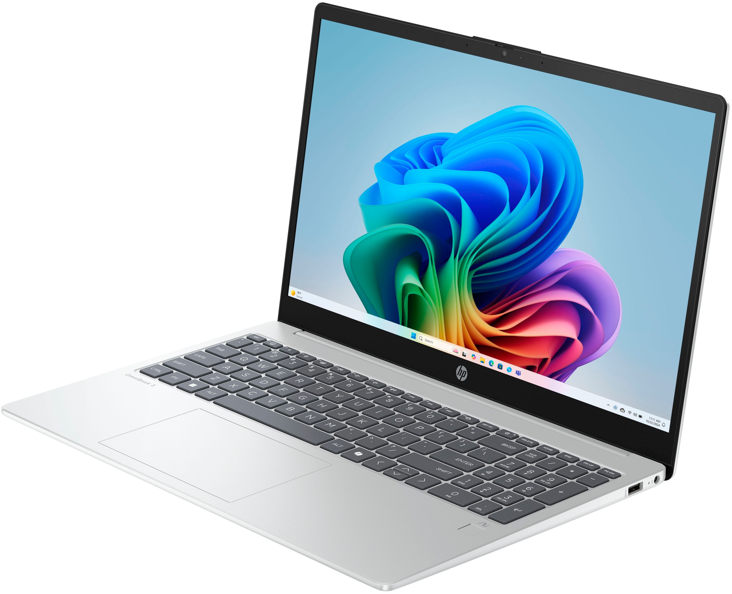 HP Notebook »OmniBook 3 NGAI 15-fn0655ng« 39,6 cm / 15,6 ″ AMD Ryzen™ AI 5 Radeon 840M 1.000 GB SSD
