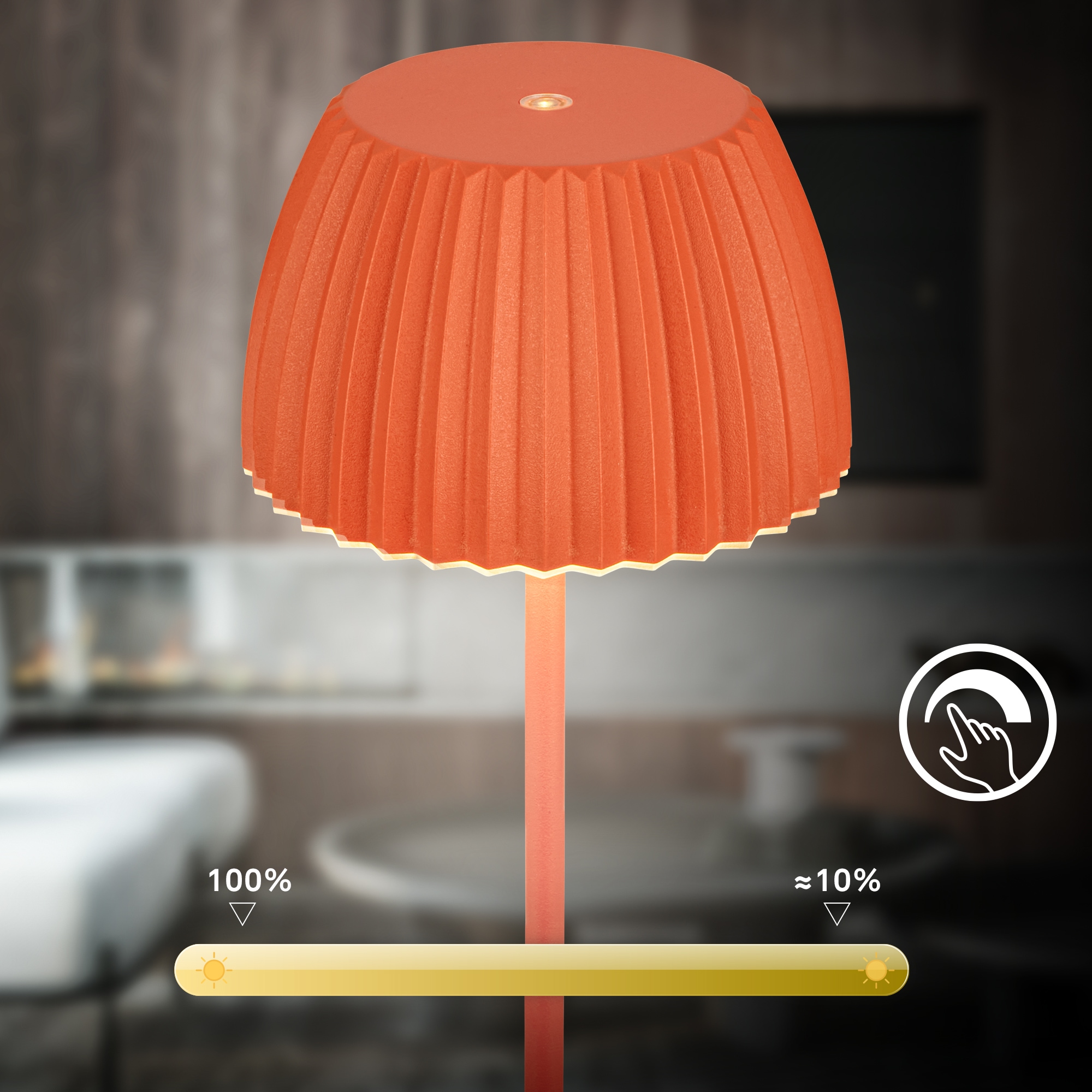Briloner Leuchten LED Tischleuchte »Akku LED Tischleuchte« LED-Modul