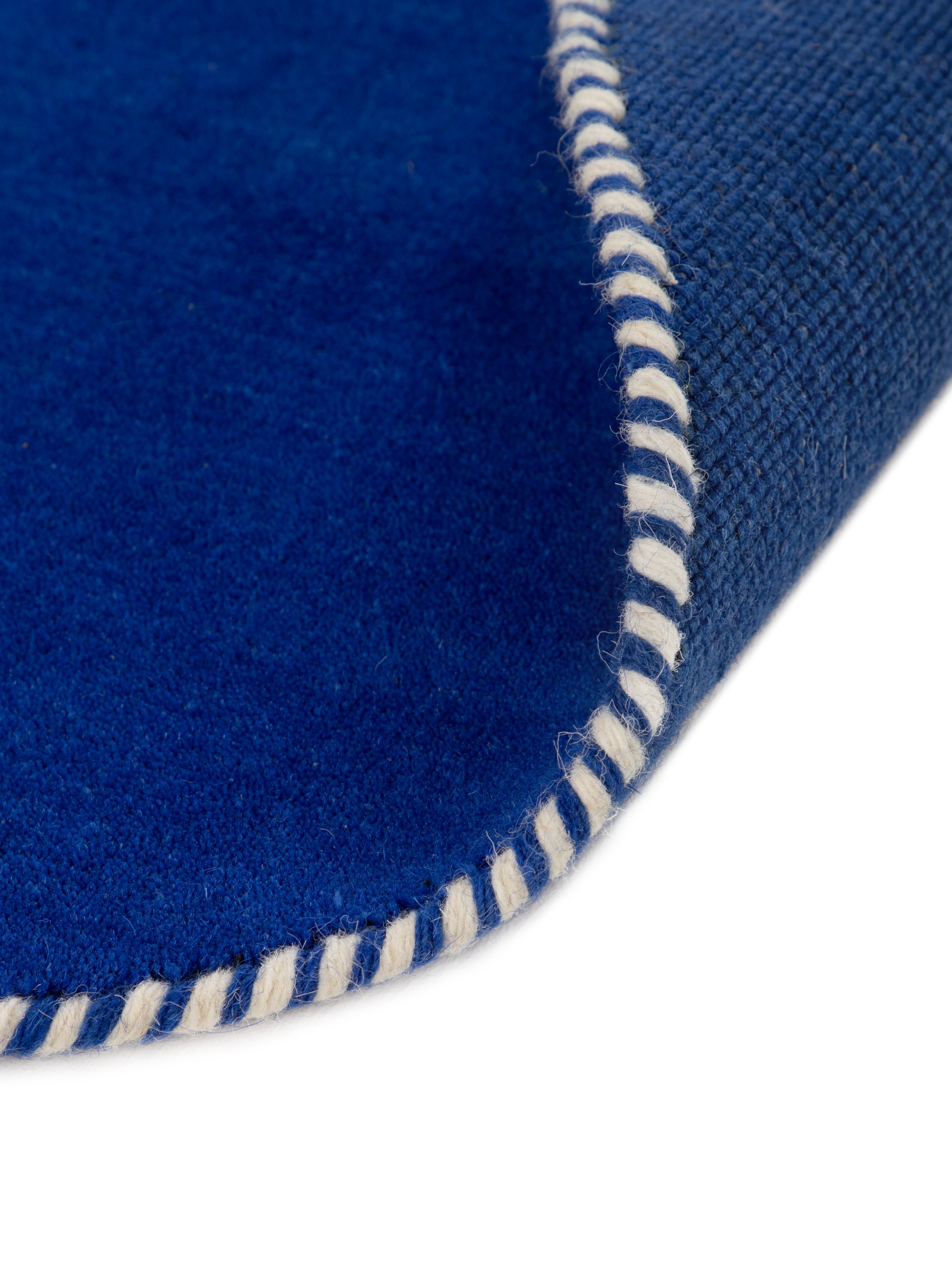 carpetfine Wollteppich »Gabbeh Lola Uni«, rund, 14 mm Höhe, mit natürlichem Pflanzenmaterial von Hand gewebt, auch als Läufer