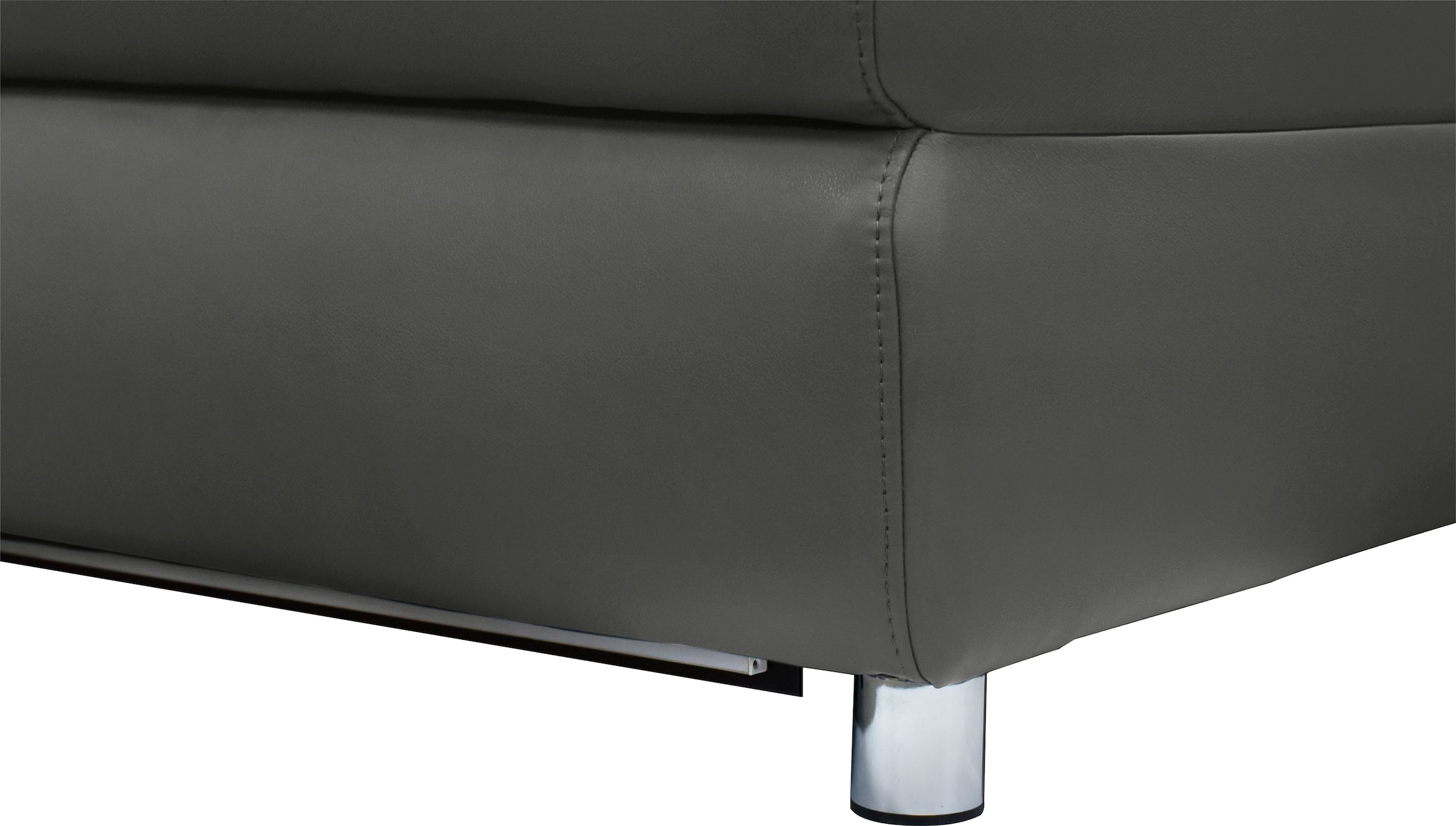 Places of Style 3-Sitzer »Pareli 229cm, manuelle u. elektr. Relaxfunktion in 2 Sitzen«, USB, KT-Verstellung, LED Beleuchtung, in Echtleder, Kunstleder, Web