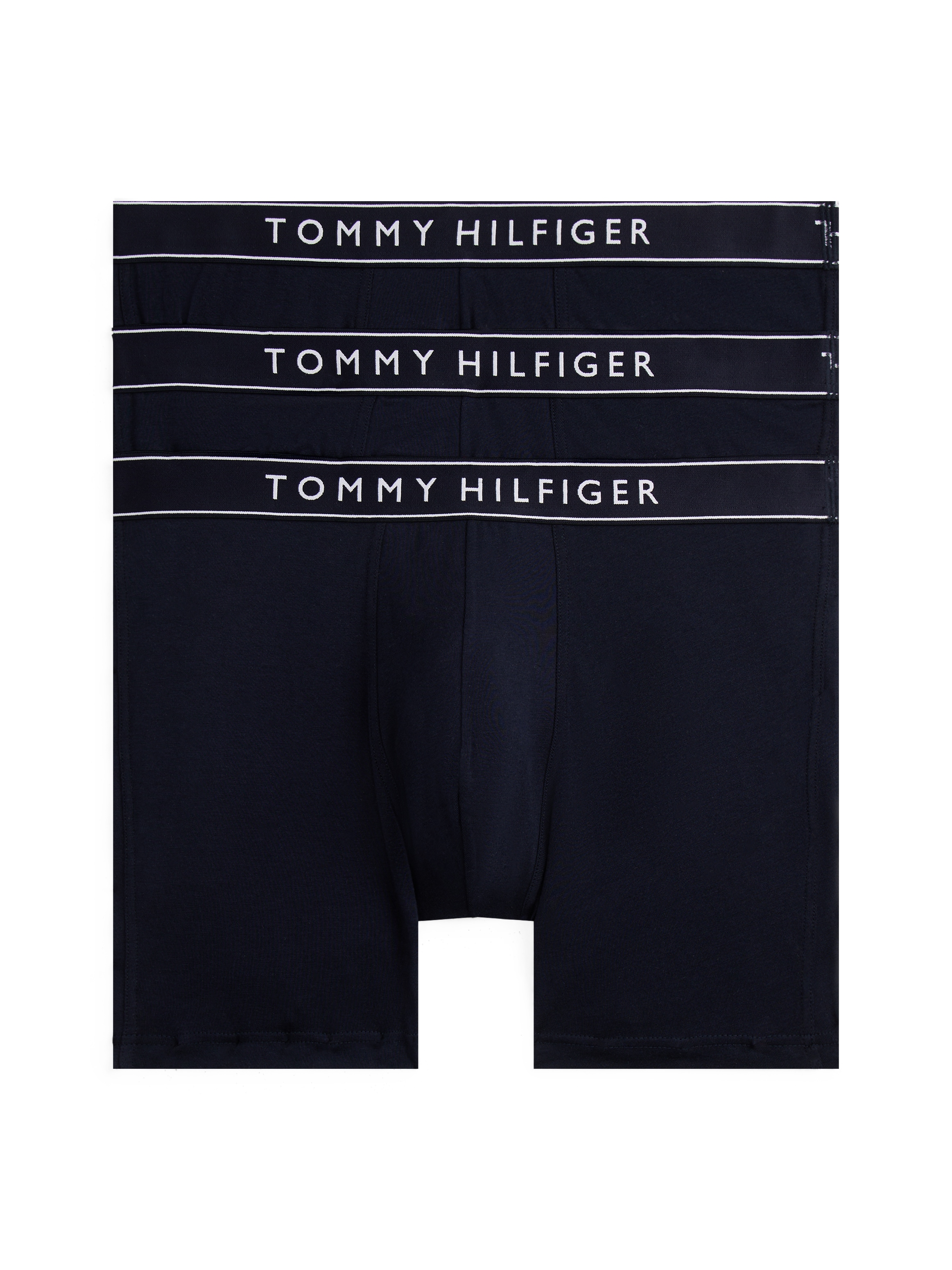 Tommy Hilfiger Underwear Boxer »3P BOXER BRIEF DTM«, (Packung, 3 St., 3er), mit Logobund