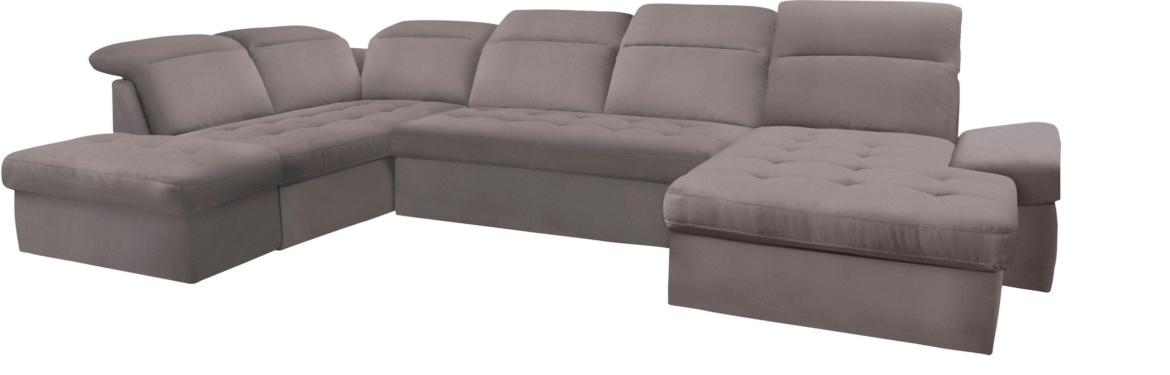 sit&more Wohnlandschaft »Stardust U-Form«, inklusive Kopfteilverstellung und Armlehnenfunktion