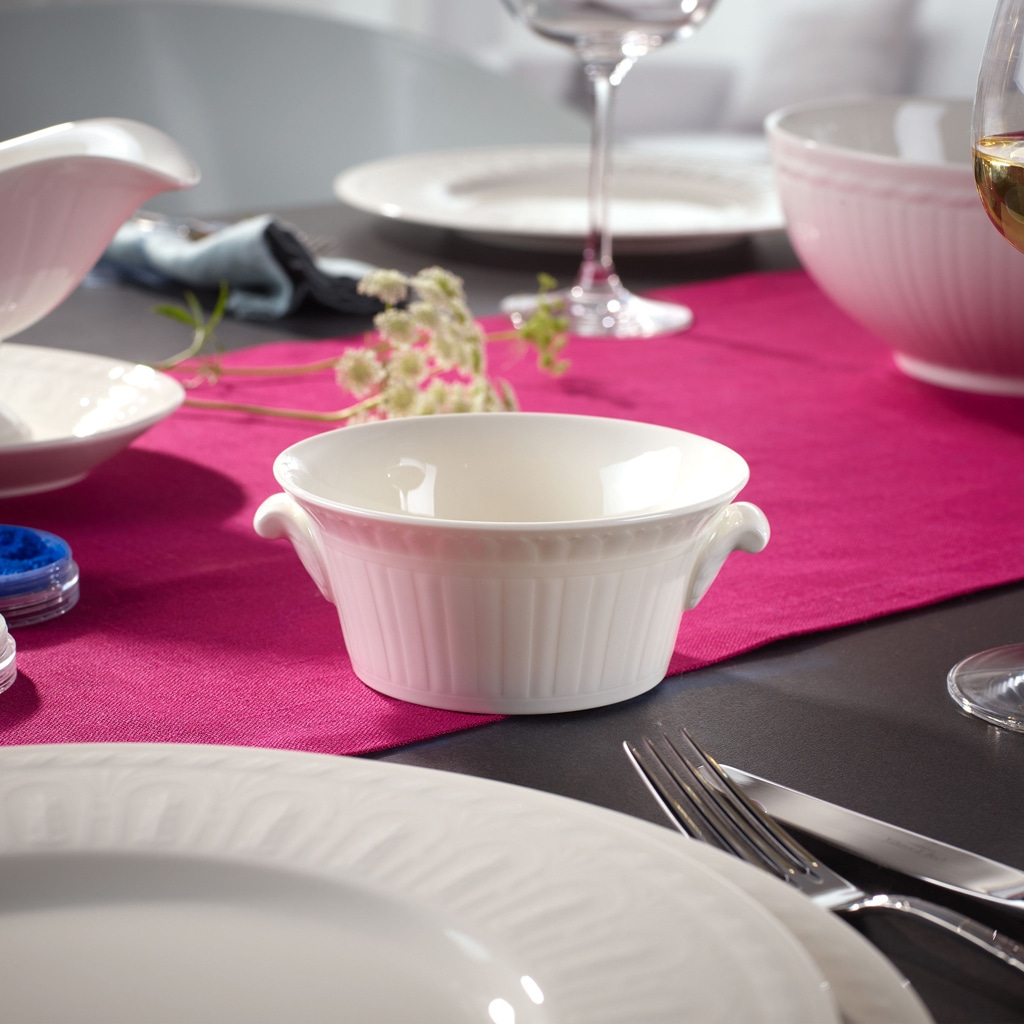 Villeroy & Boch Tasse »Suppentassen Cellini 400 ml 6er Set weiß«