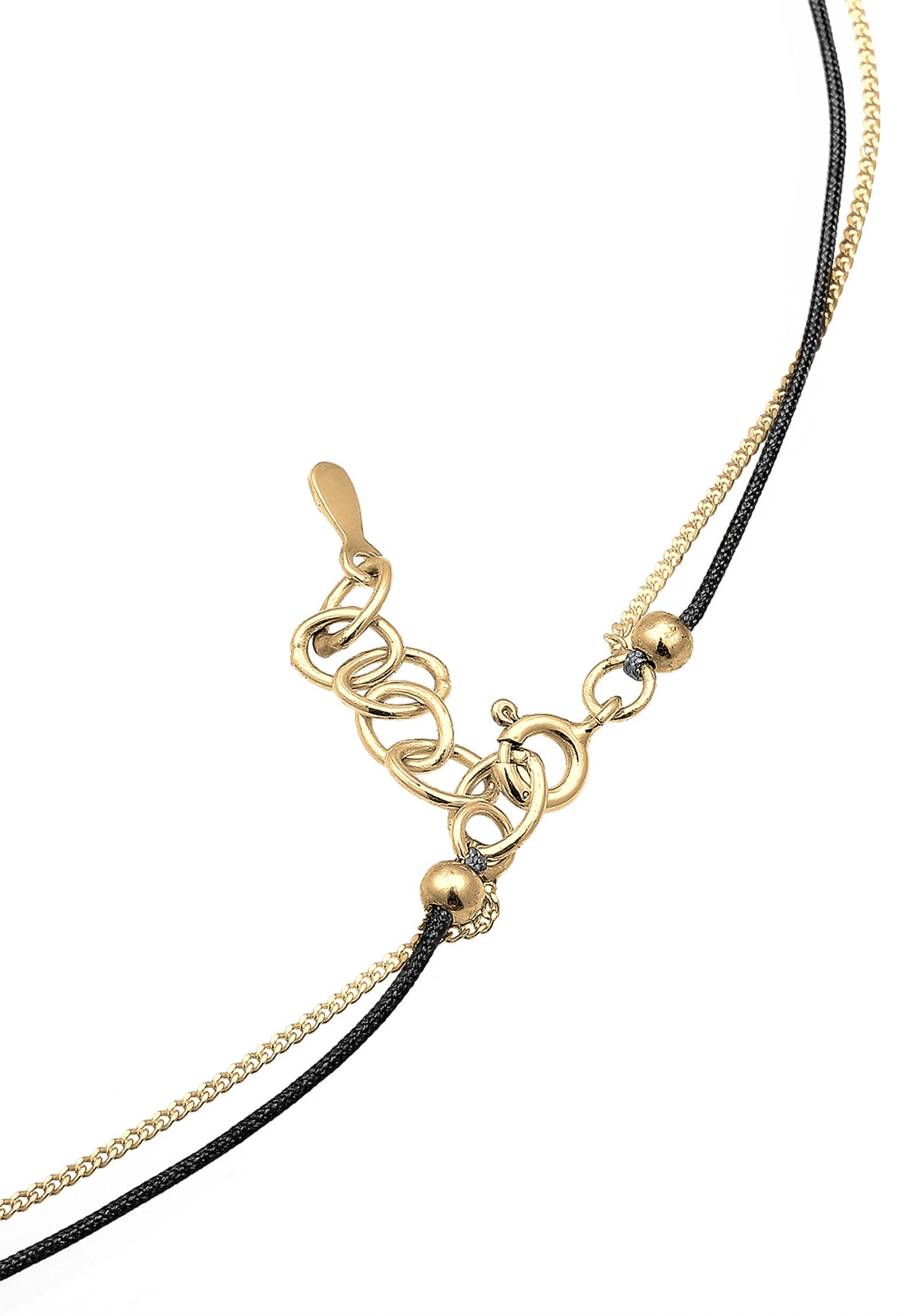 Elli Choker »Halskette Choker Layer Anhänger Dreieck 925 Sterling Silber«