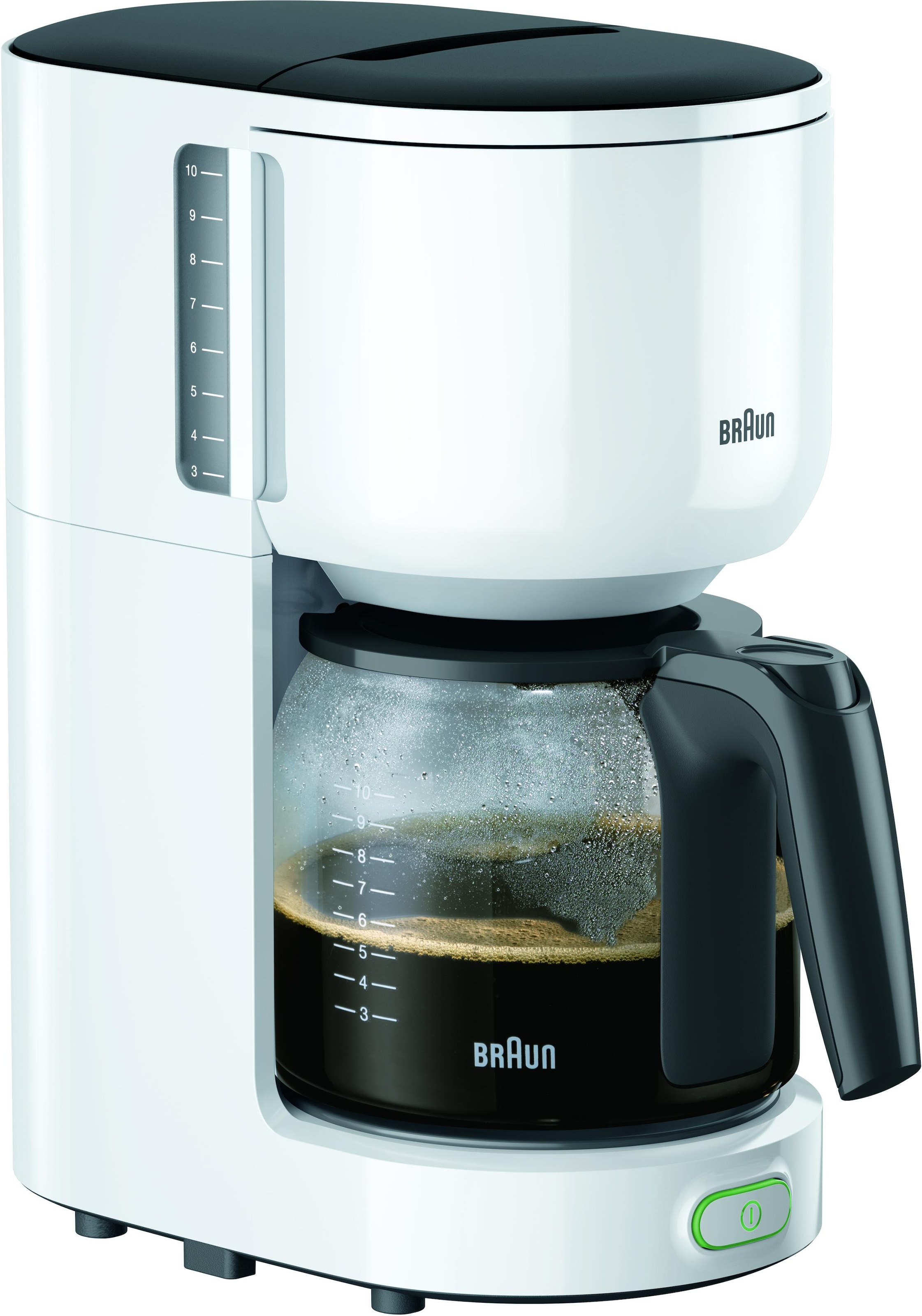 Braun Filterkaffeemaschine »KF 3120 WH«, Papierfilter, 1x4