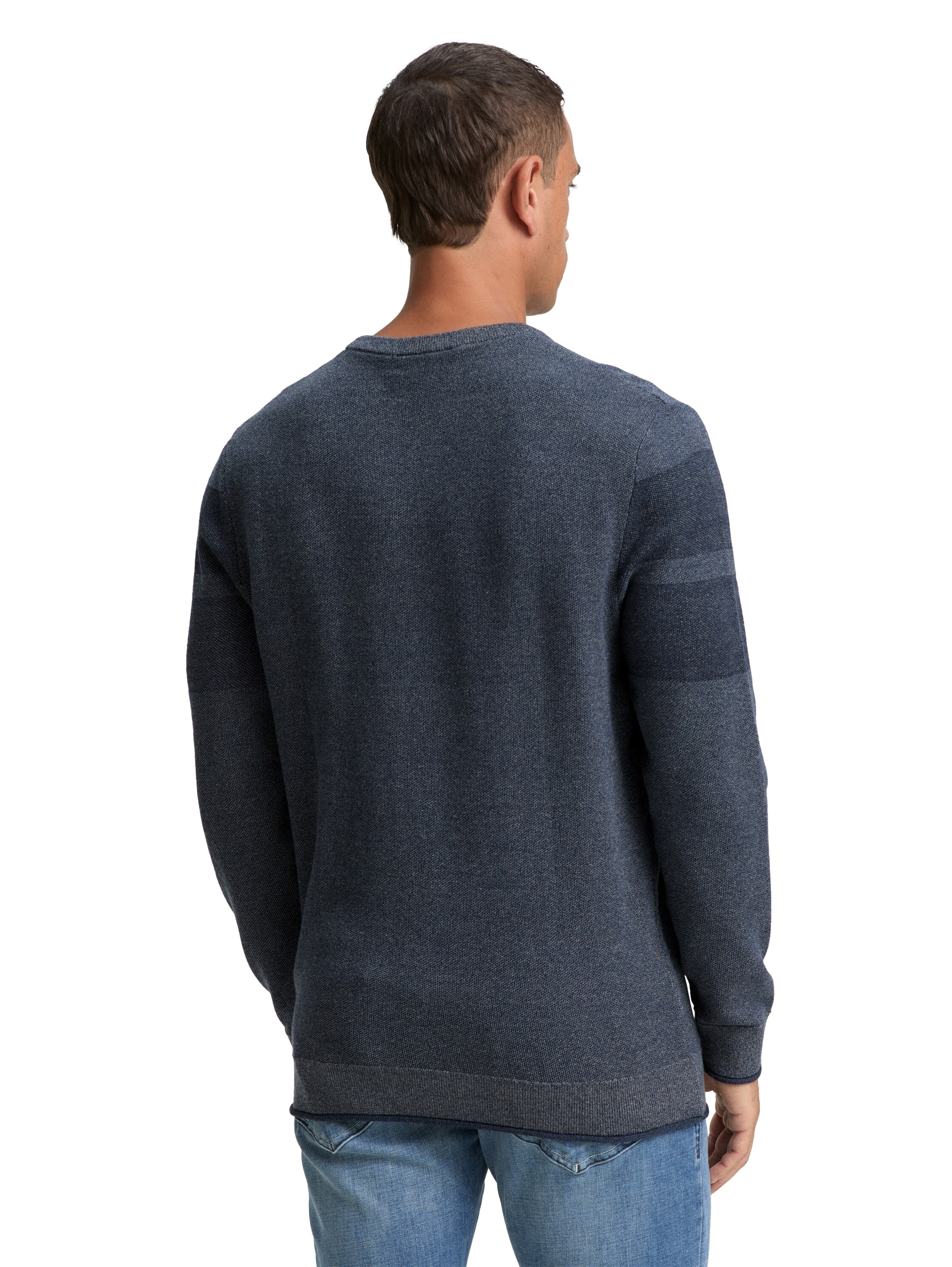 TOM TAILOR Strickpullover, im Streifen-Look