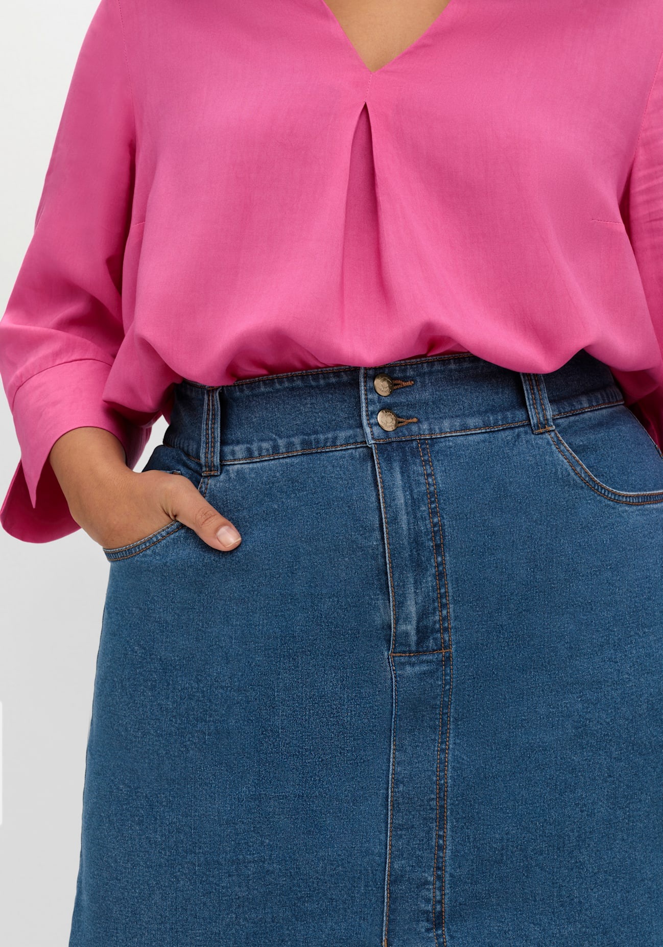 Sheego Jeansrock