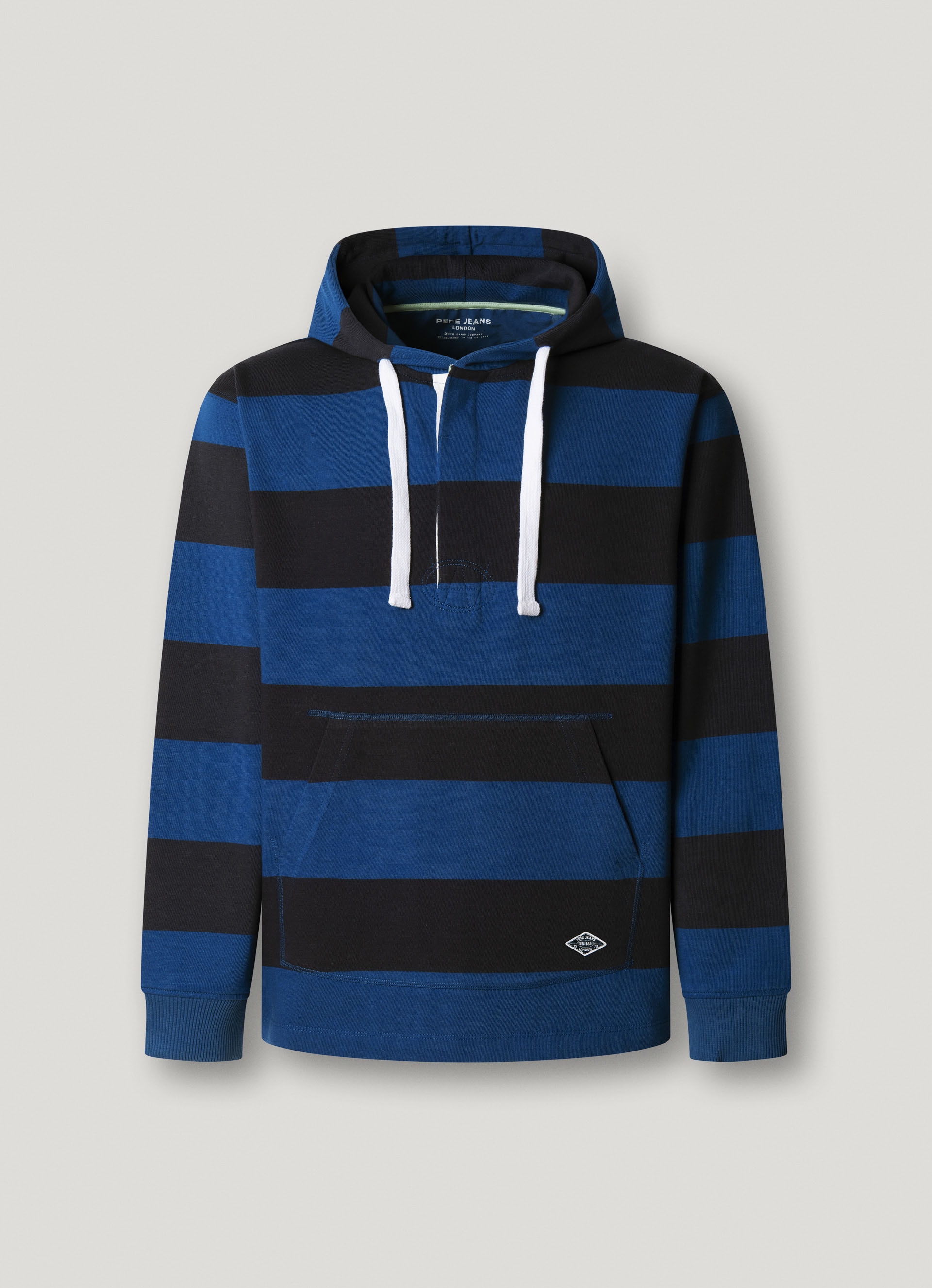Pepe Jeans Hoodie »JOE STRIPES HOODIE«, mit verdeckter Knopfleiste
