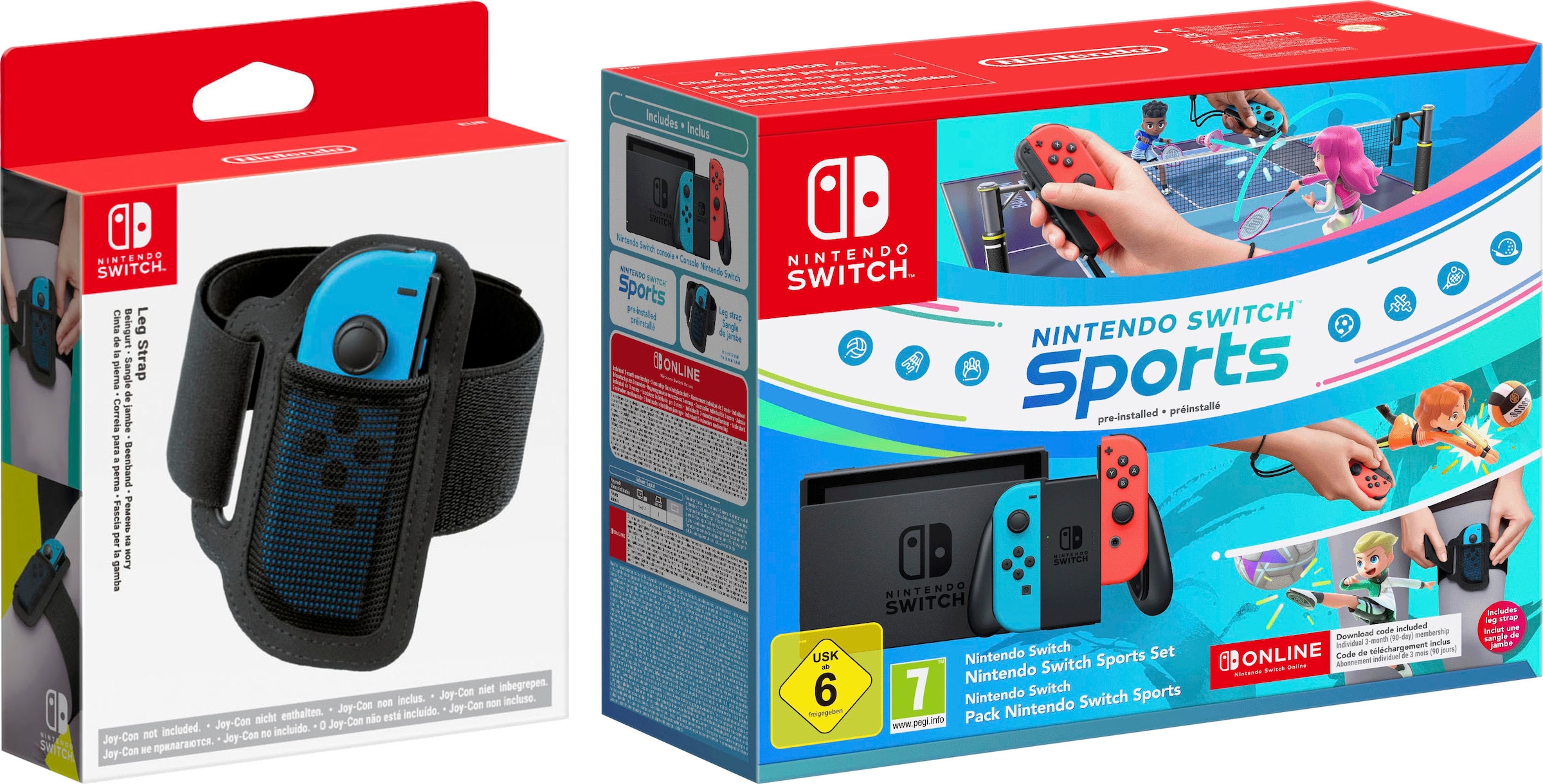 Nintendo Switch Spielekonsole »r/b + Switch Sports«