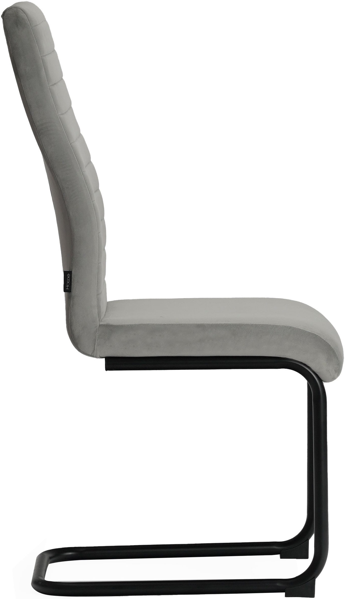 Home affaire Freischwinger »ELBACH, TOPSELLER!, OTTOs Choice«, (Set), 2 St., Samtvelours, TOPSELLER!, Polsterstuhl mit Metallgestell, pflegeleichtem Samtvelours