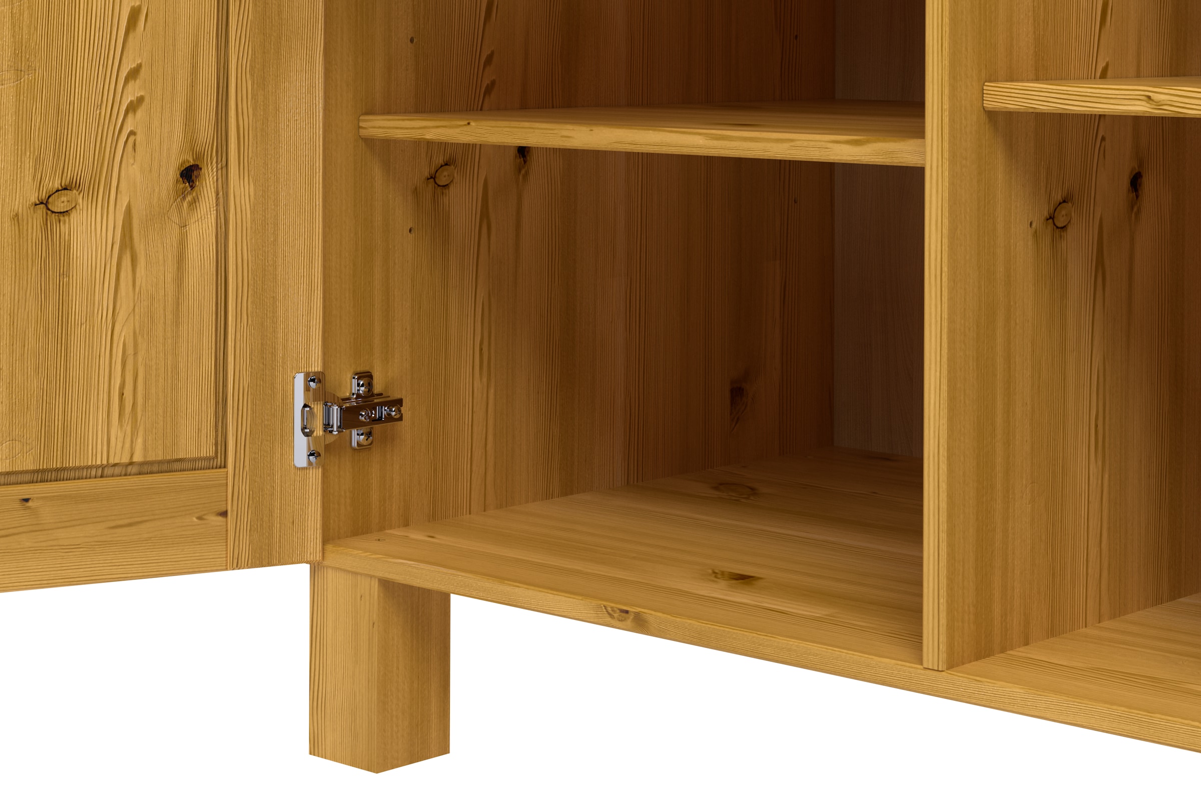 Home affaire Hochschrank »Alby2« Mit Metallgriffen, Breite 75 cm