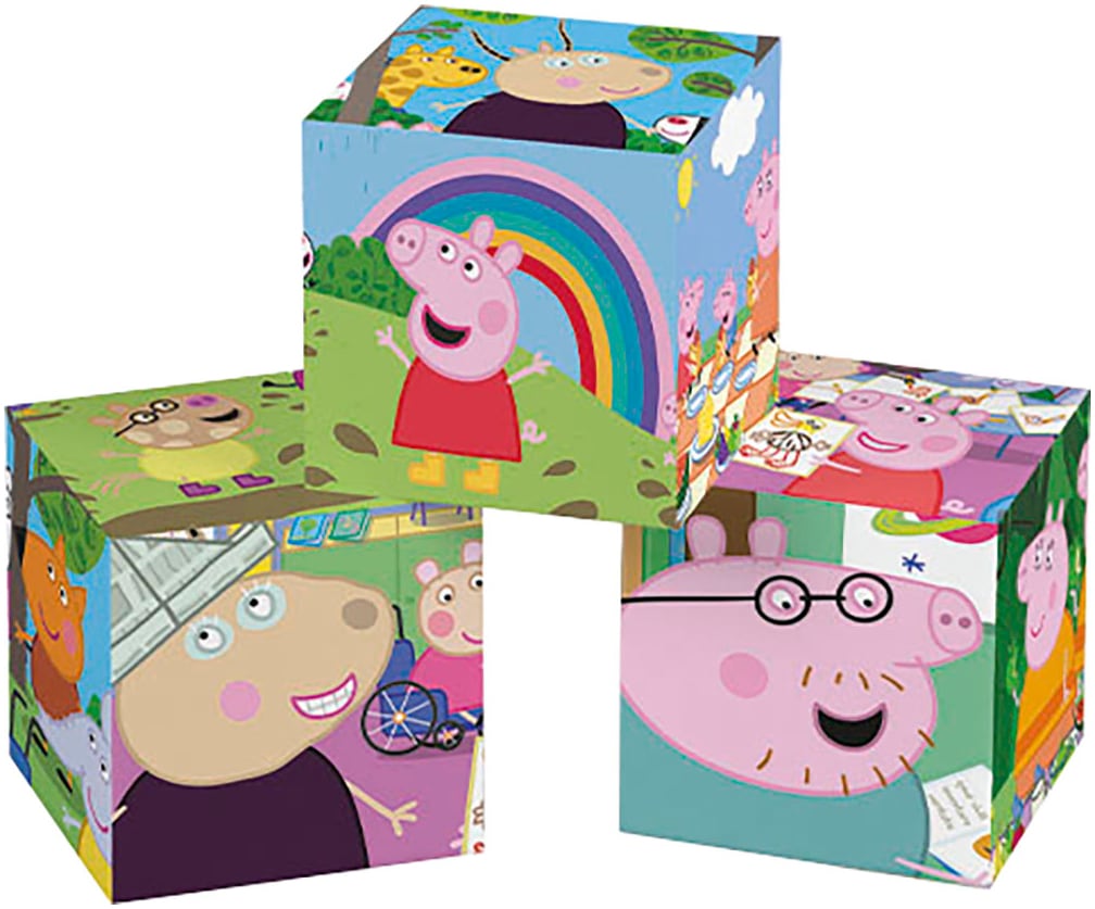 Clementoni® Würfelpuzzle »Peppa Pig«, Made in Europe