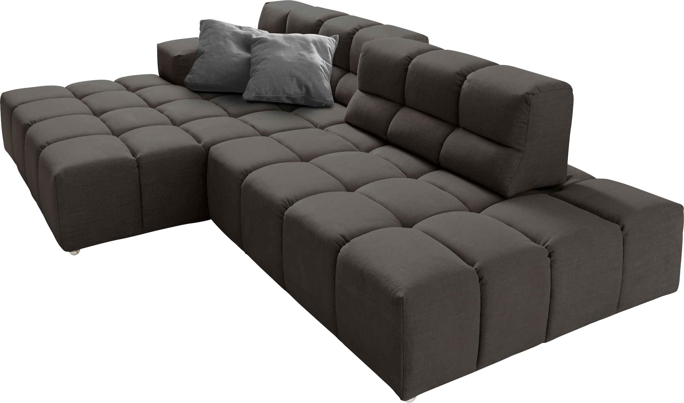 designwerk Ecksofa »Temple L-Form, tolles Designsofa«, mit Sitztiefenverstellung