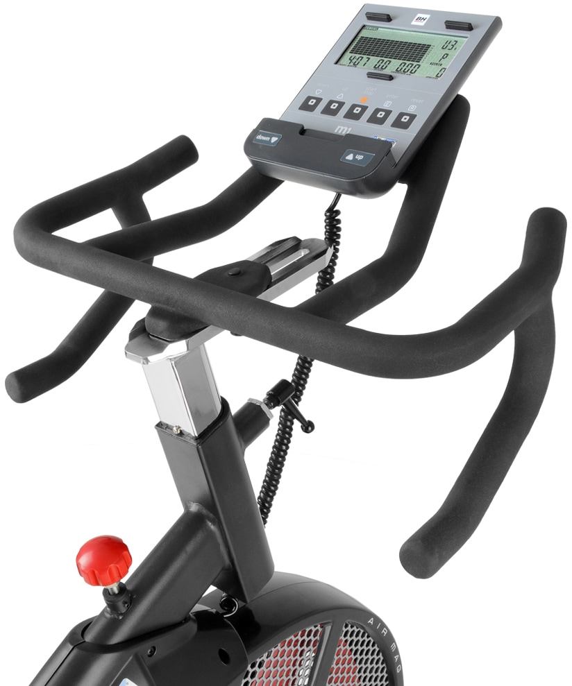BH Fitness Air Bike »Indoorbike I.AirMag H9122I«, (mit Tablet-Halterung), Schwungmasse ca. 18 kg, 16 Widerstandsstufen