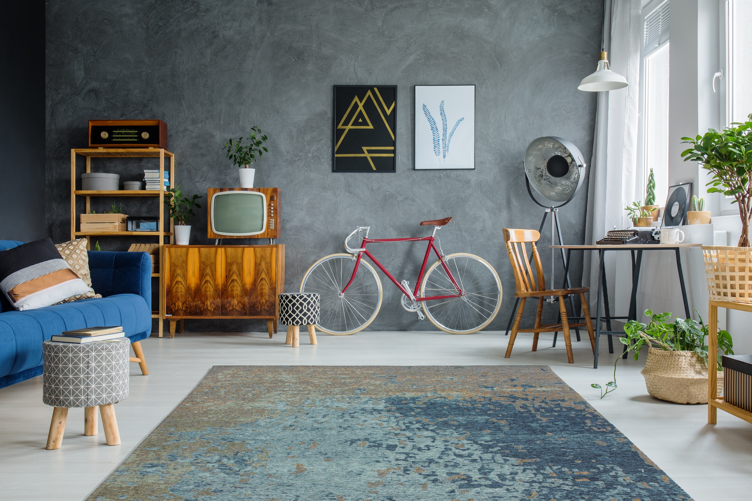Arte Espina Teppich »Blaze 100«, rechteckig, 8 mm Höhe, spannendes Design,stilvolle Farbgebung,pflegeleicht & widerstandsfähig