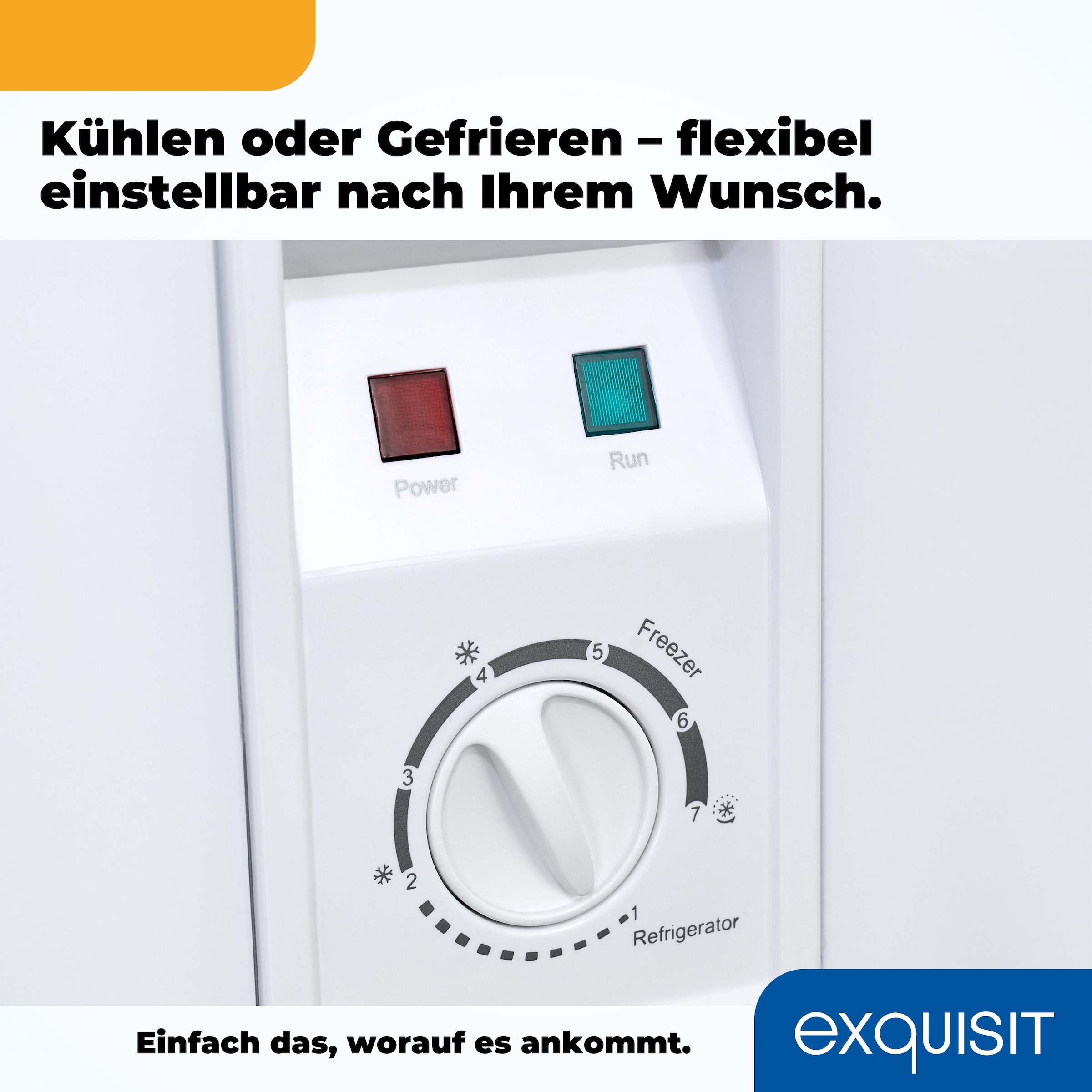 exquisit Gefriertruhe »GT100-050E weiss«, 83,5 cm hoch, 54,5 cm breit