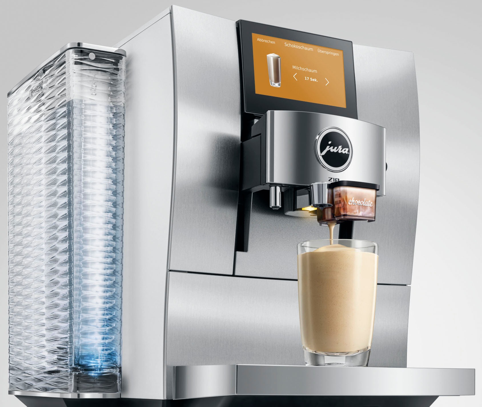 JURA Kaffeevollautomat »15613 Z10 (EB), Aluminium White« 51 Spezialitäten, Touch, Light & Cold Brew
