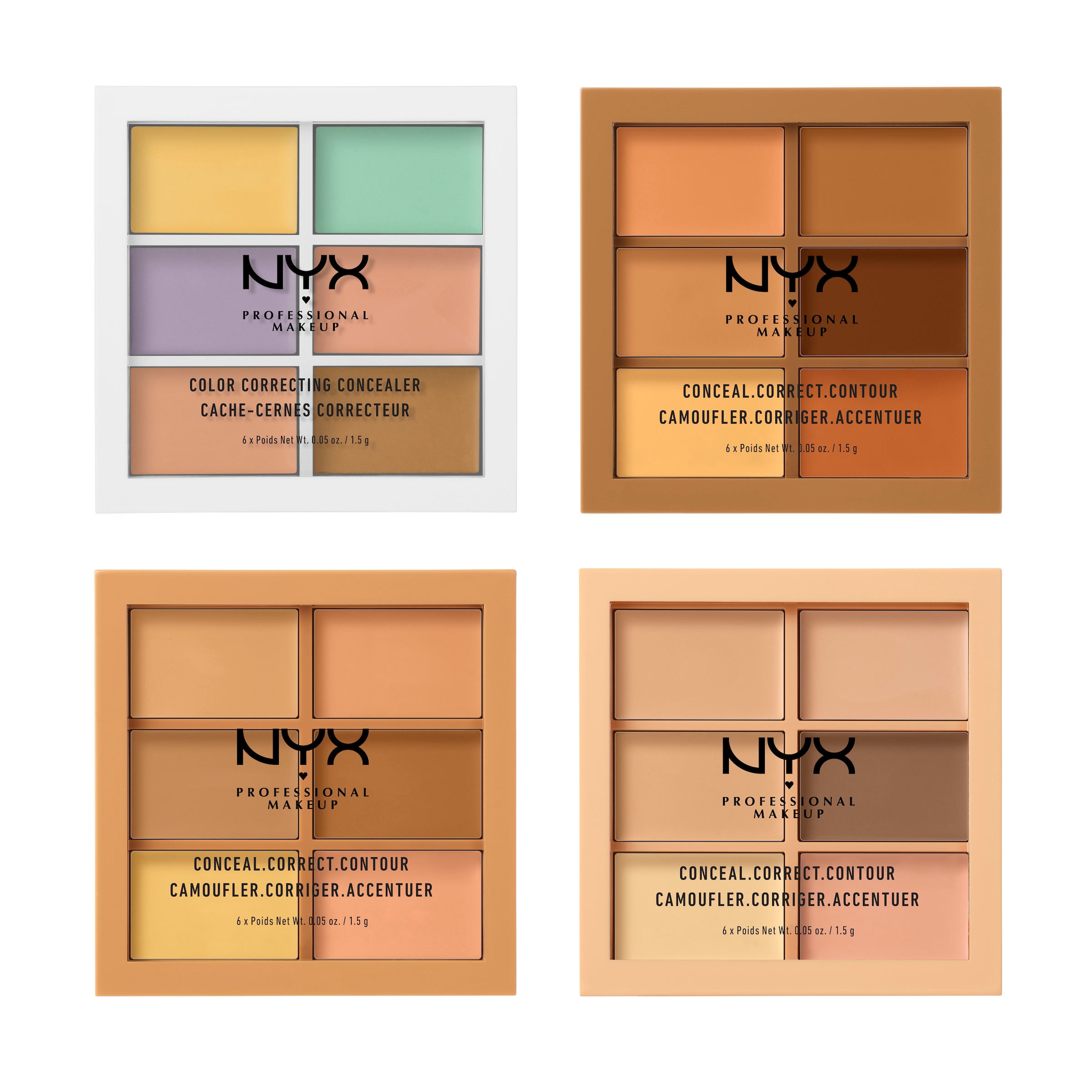 Shop im Correcting OTTO Concealer Online Makeup Color Palette« Professional NYX »NYX