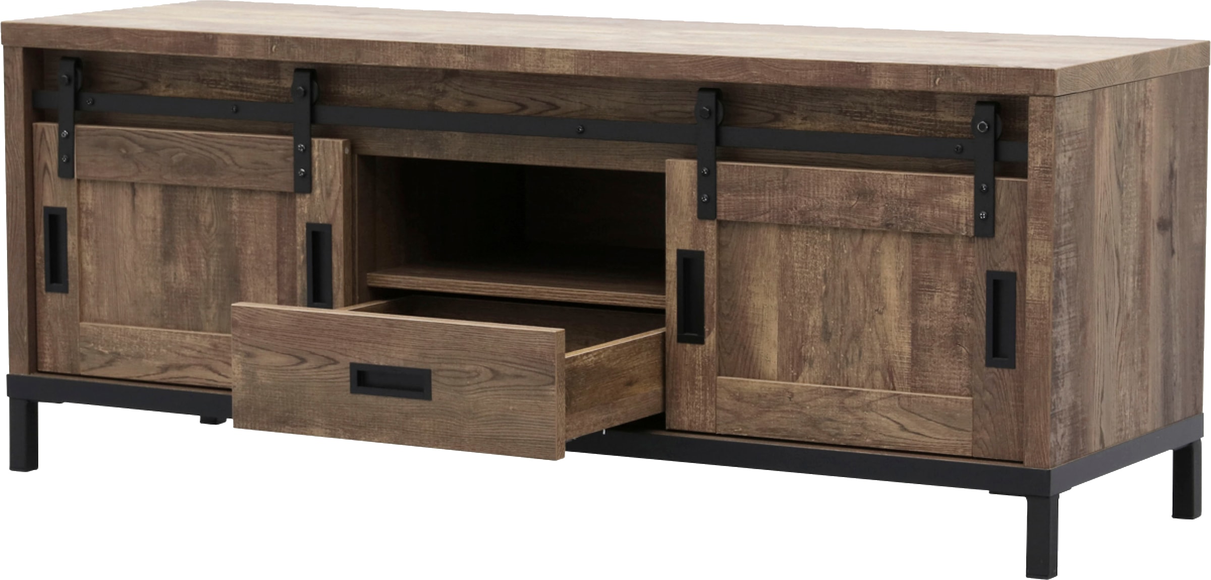 OMG Design TV-Schrank »Stanley Lowboard«, mit Schiebetür, Breite 120 cm, in zwei Breiten