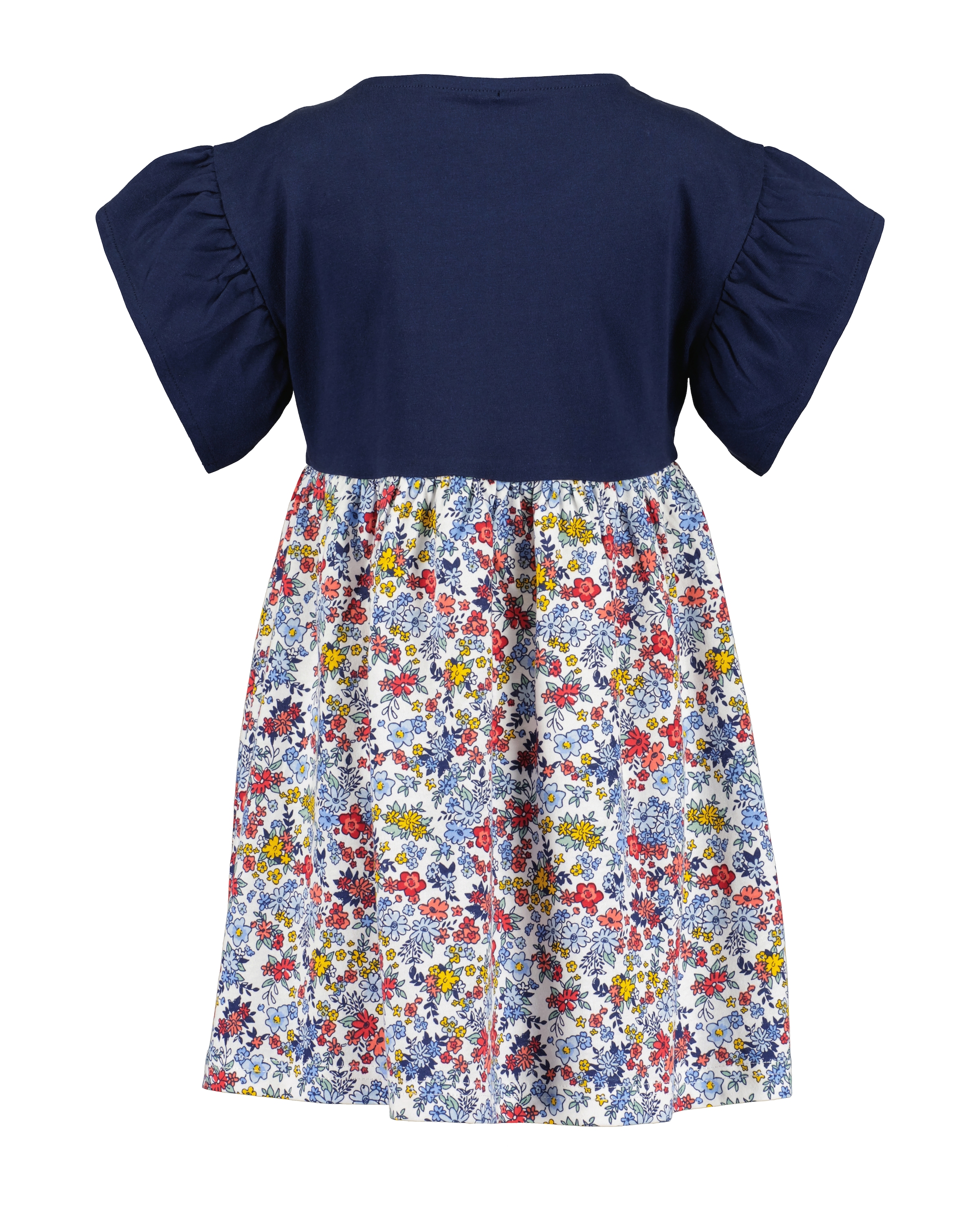 Blue Seven Sommerkleid, mit tollen Rüschen an den leicht überschnittenen Schultern