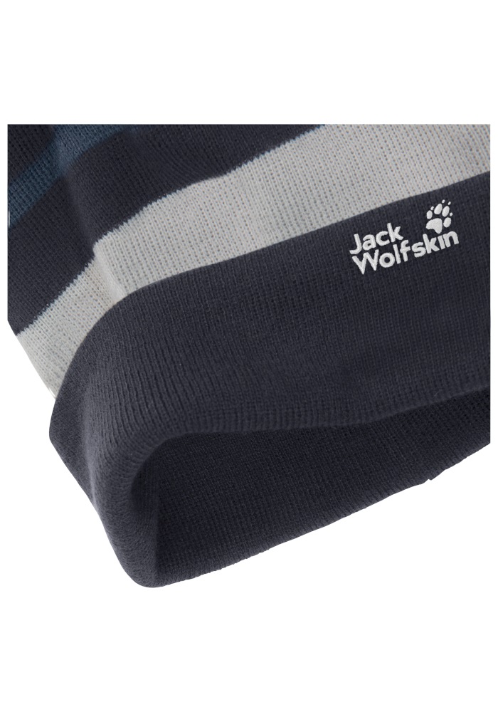 Jack Wolfskin Beanie »STRIPY KNIT BEANIE K« Kindermütze, warm, gestreift