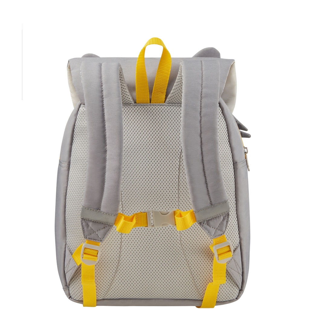 Samsonite Kinderrucksack »Happy Sammies ECO, Racoon Remy, S+«, reflektierende Details