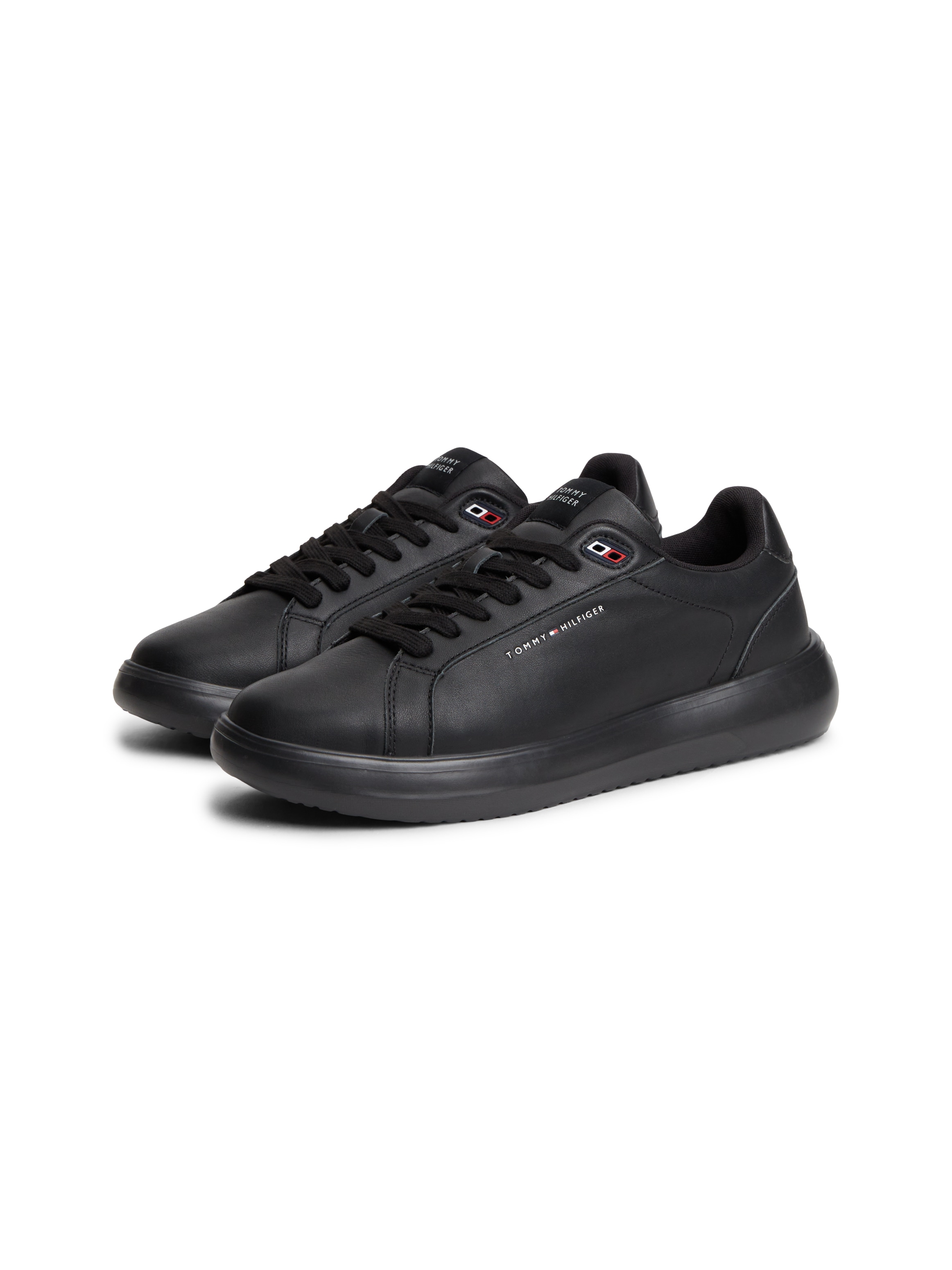 Tommy Hilfiger Sneaker »LIGHT CHUNKY LEATHER SNEAKER«  Freizeitschuh, Halbschuh, Schnürer mit TH-Logoprägung