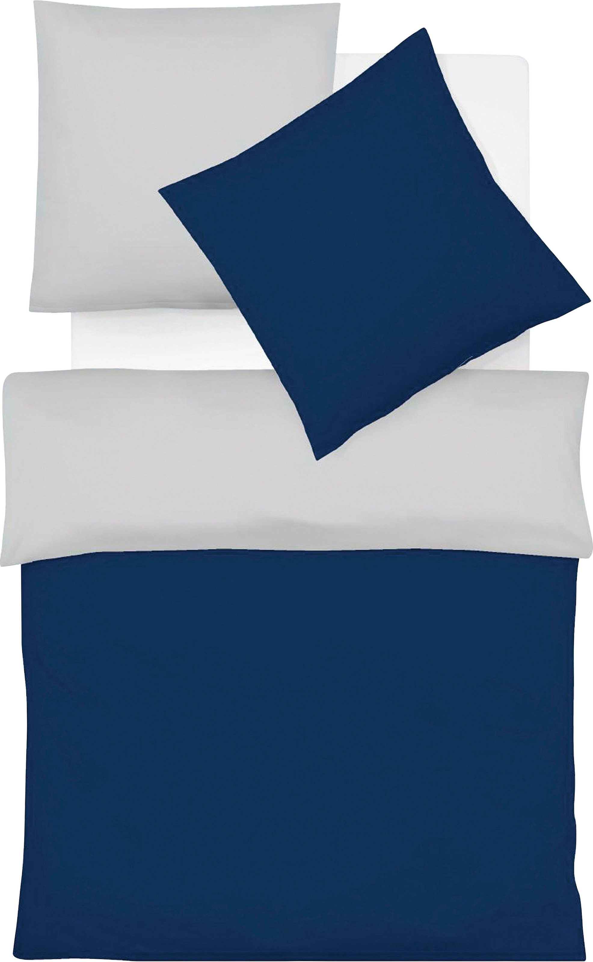 fleuresse Wendebettwäsche »Interlock Uni«, Jersey, Baumwolle, in Gr. 135x200, 155x220, 200x200cm