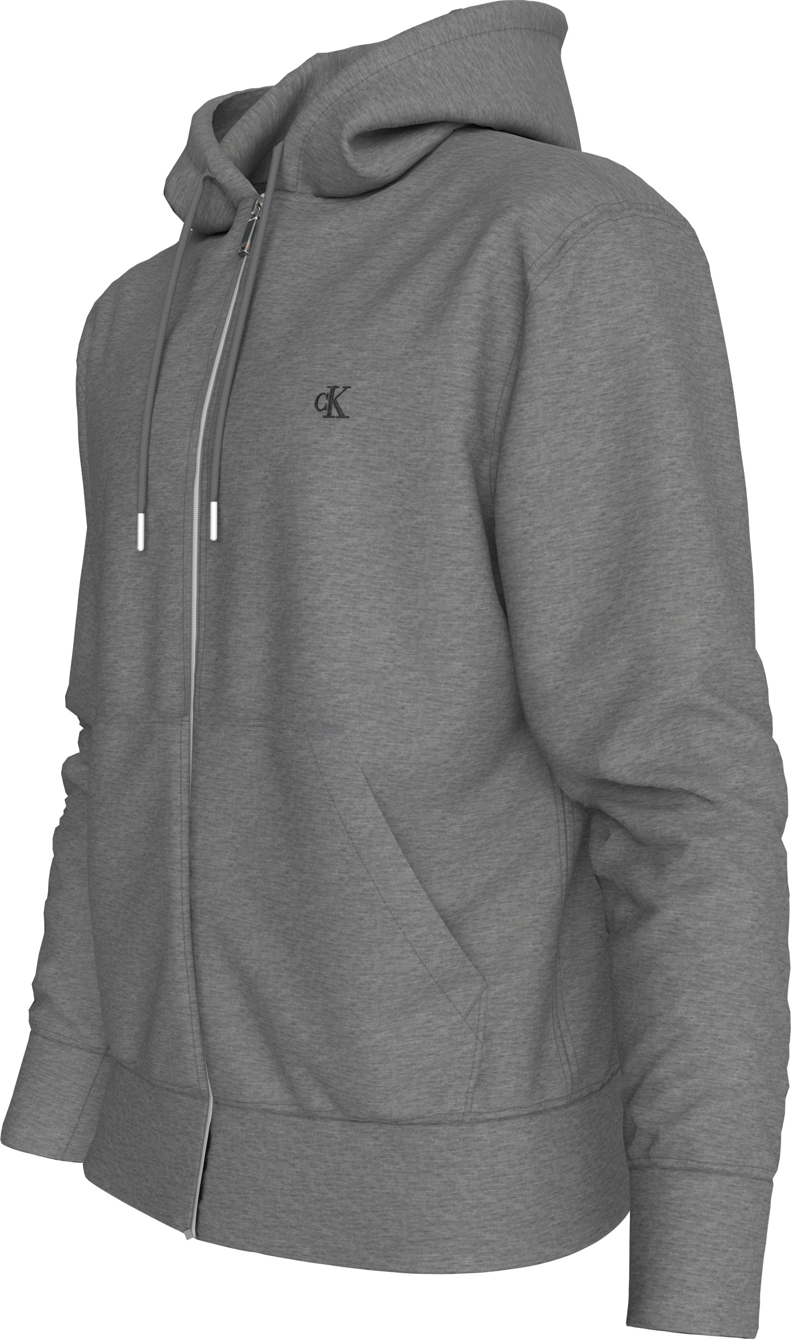 Calvin Klein Jeans Kapuzensweatshirt »LS EU 350TERRY MONOGRAM FZ HOODI«, Mit Rundhalsausschnitt, regular fit